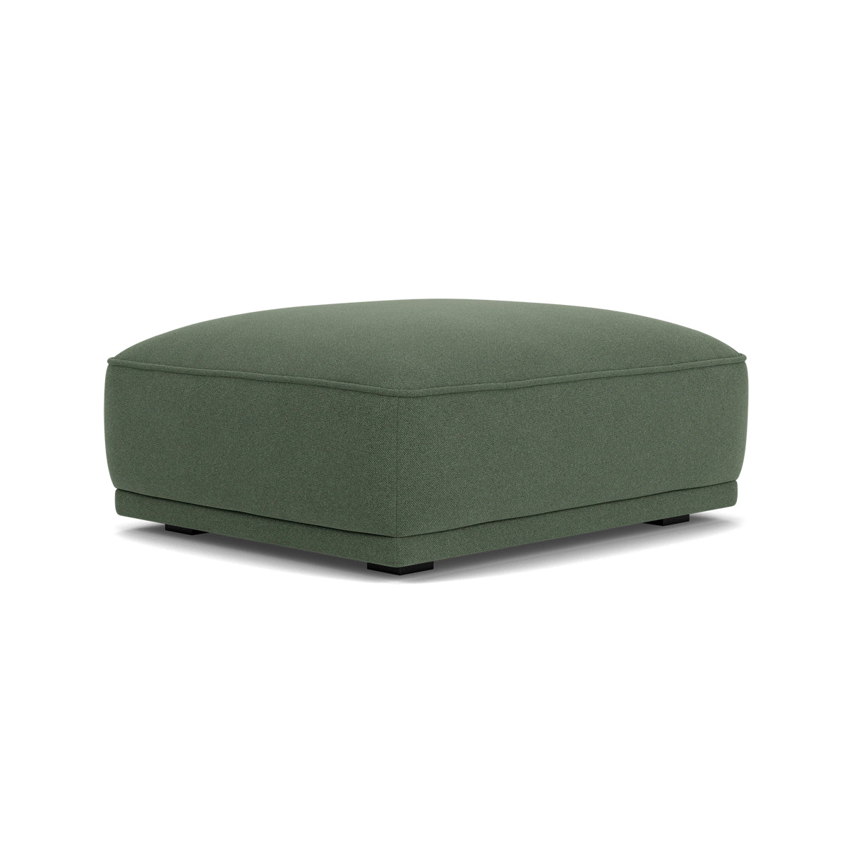 Leonora Fabric Storage Ottoman with Tufted Top - Stylish Footrest, Coffee Table & Extra Seating for Living Room, Bedroom & Dorm