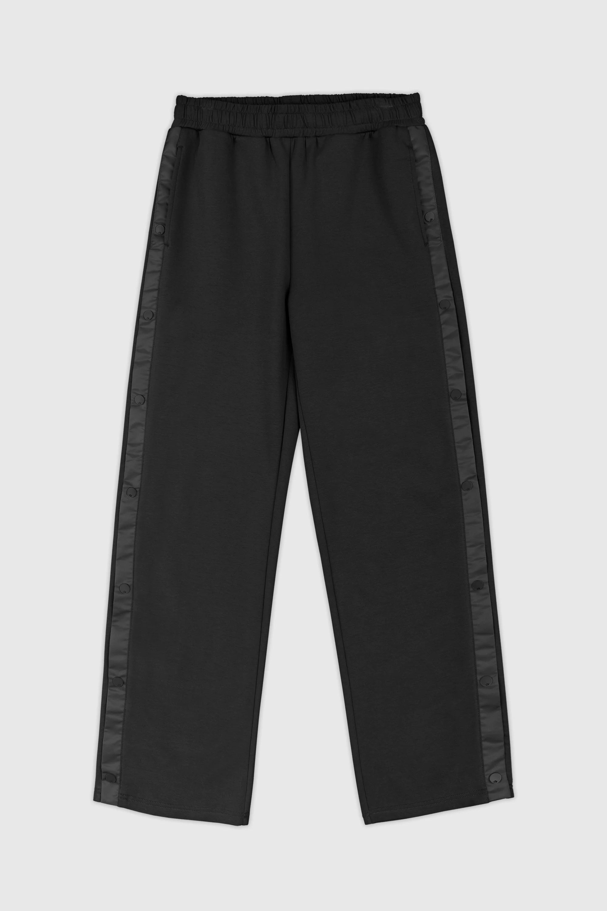 Blackout Snap Pants for Women - High Waisted Comfortable Lounge Pants with Adjustable Waistband - Perfect for Yoga, Sleepwear, and Relaxing at Home