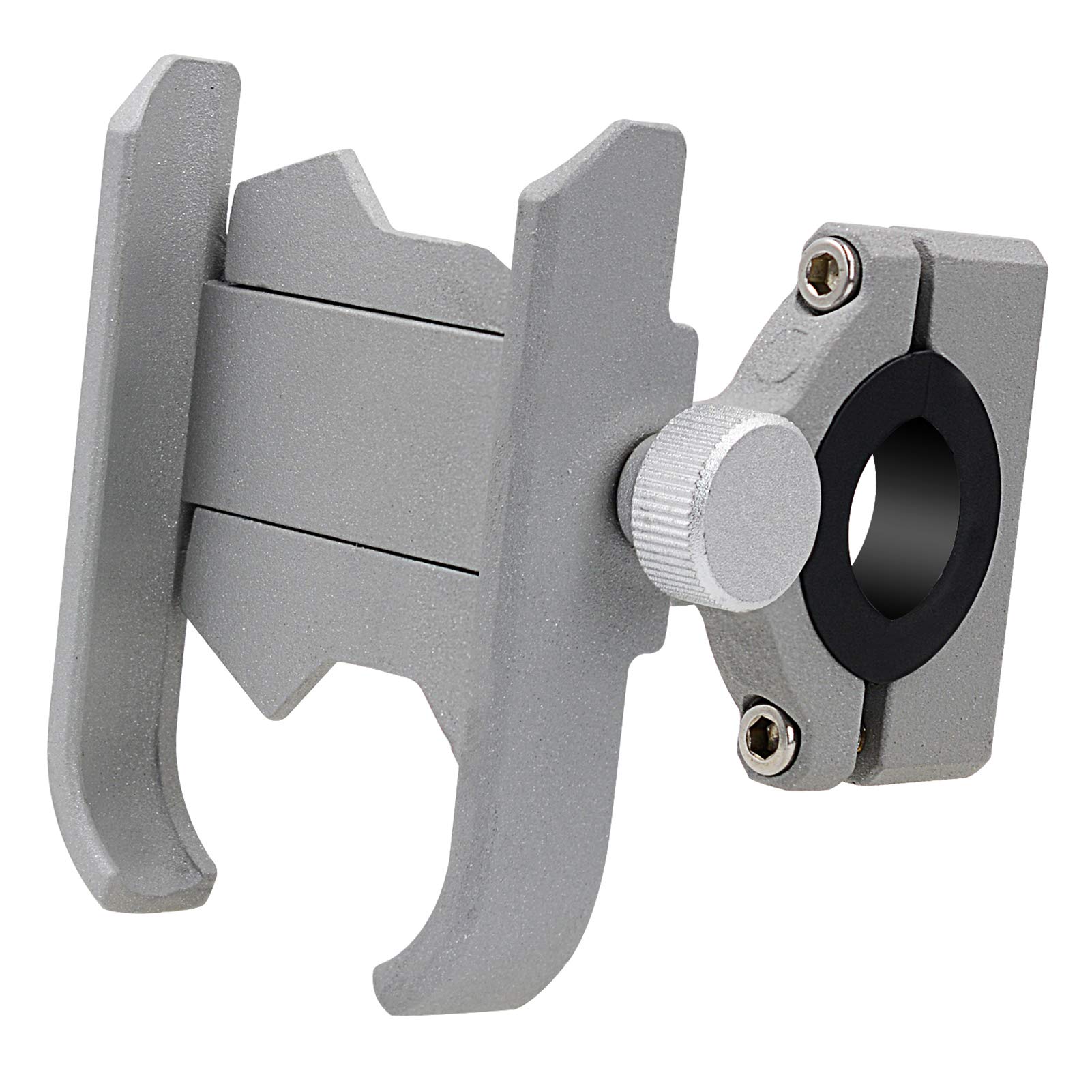 Universal Aluminum Alloy Motorcycle Phone Mount - Adjustable Bike Handlebar Holder for iPhone & Android - Durable Phone Bracket for Road Bikes, Mountain Bikes & Commuting - Perfect for GPS Navigation & Outdoor Adventures