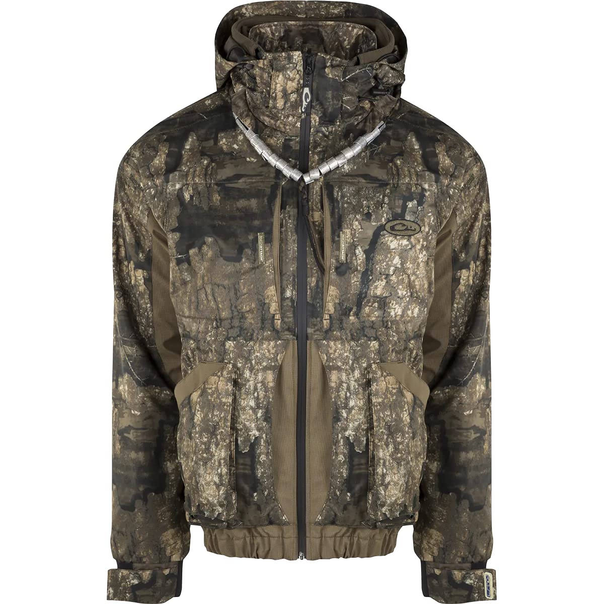 Drake Waterfowl Men's Windproof Waterproof Hunting Jacket - Lightweight Insulated Outdoor Coat for Cold Weather Hunting & Fishing