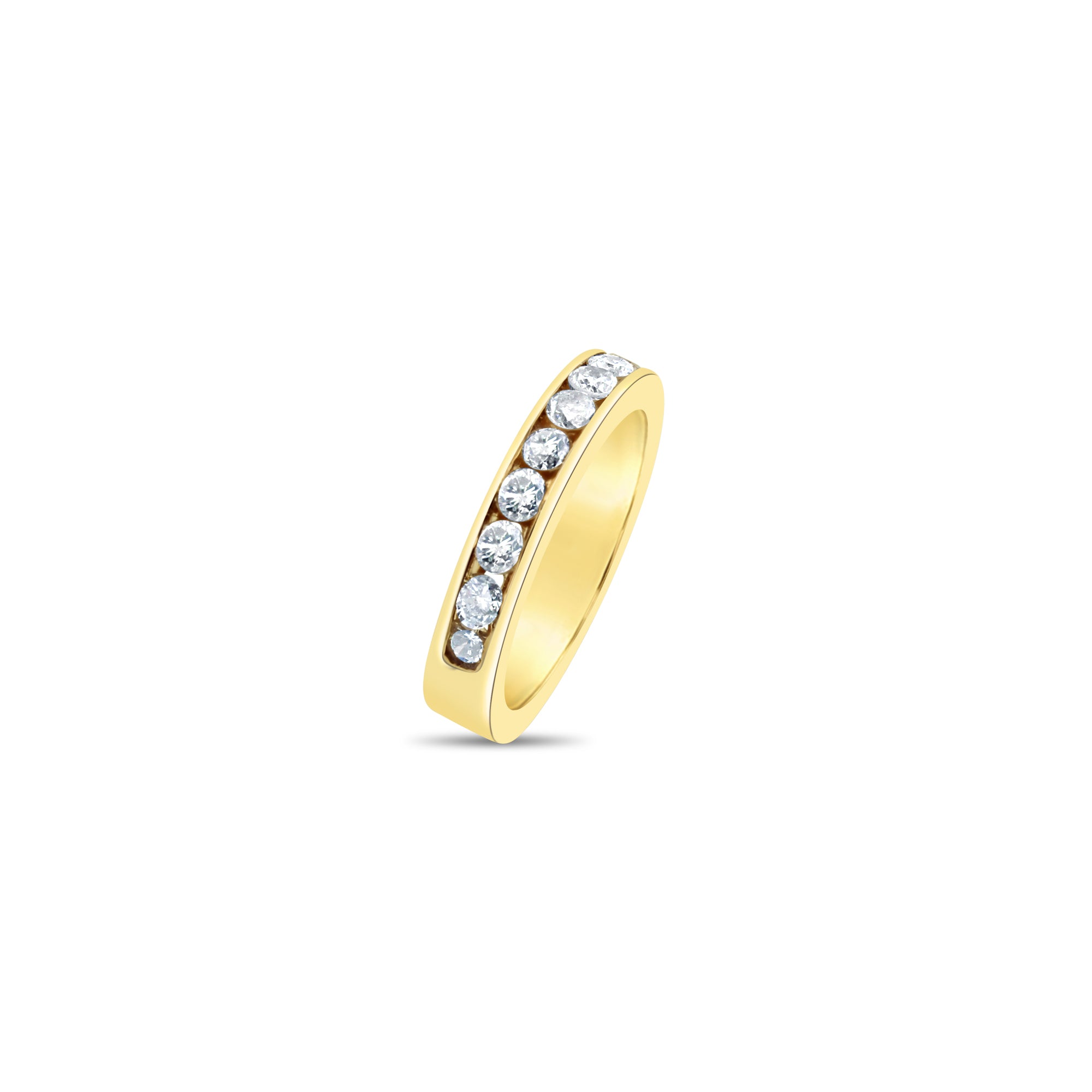 3MM One Carat Wide Diamond Band Ring for Women - 14K White Gold Wedding, Anniversary & Engagement Jewelry Gift - Perfect for Bridal, Stacking or Everyday Elegance