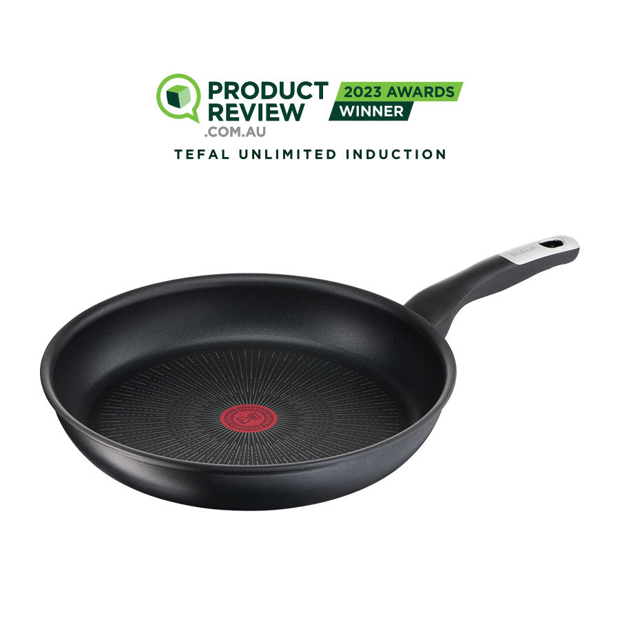 Tefal Unlimited Non-Stick Induction Frypan 28cm - Premium Cookware for Healthy Frying & Sauteing - Perfect for Home Kitchens & Professional Chefs
