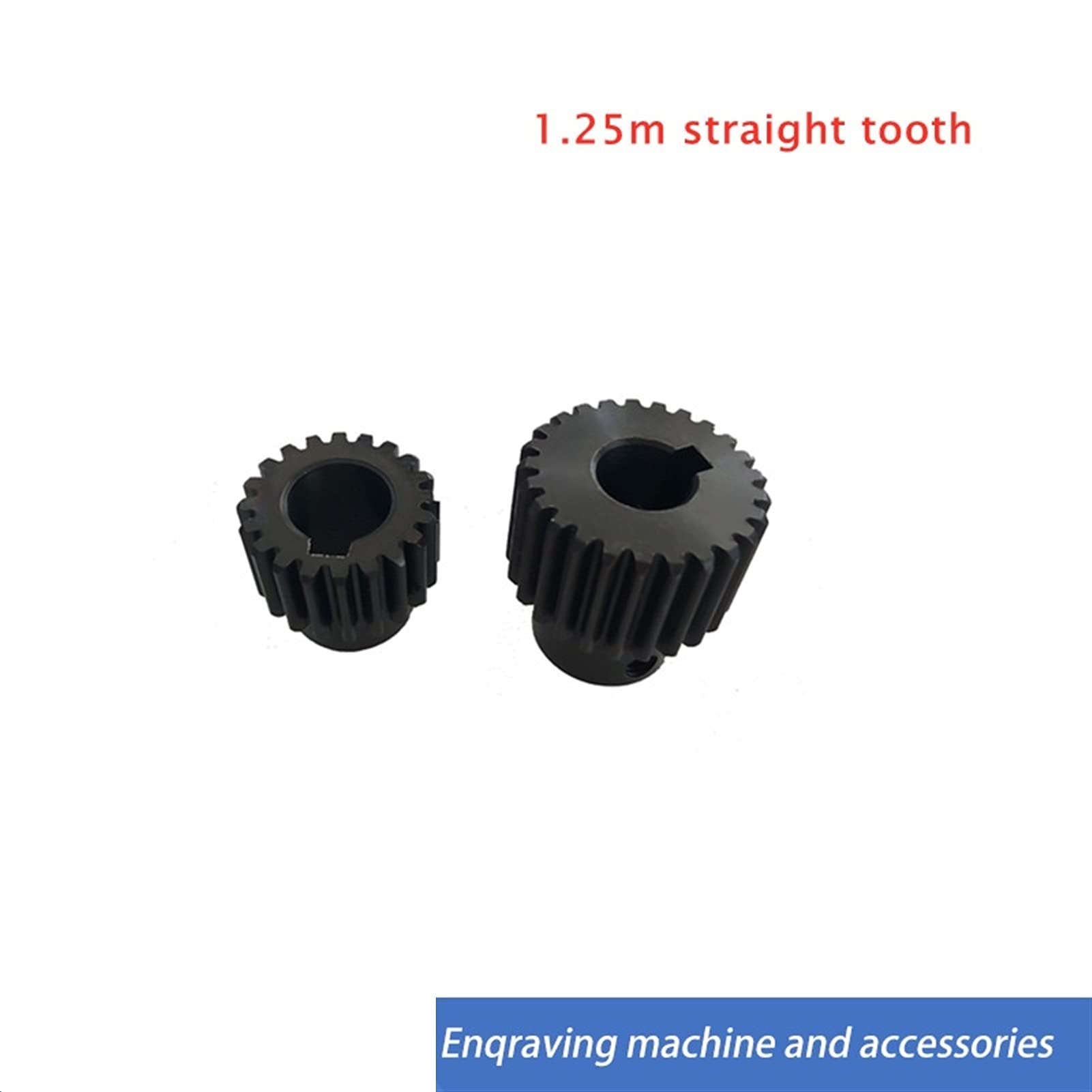 High-Quality 1.25 Module 40-Tooth Carbon Steel Spur Gear for Engraving Machines - 14mm/19mm Bore, Durable Pinion Wheel - Perfect for CNC Machinery, 3D Printers & Industrial Equipment