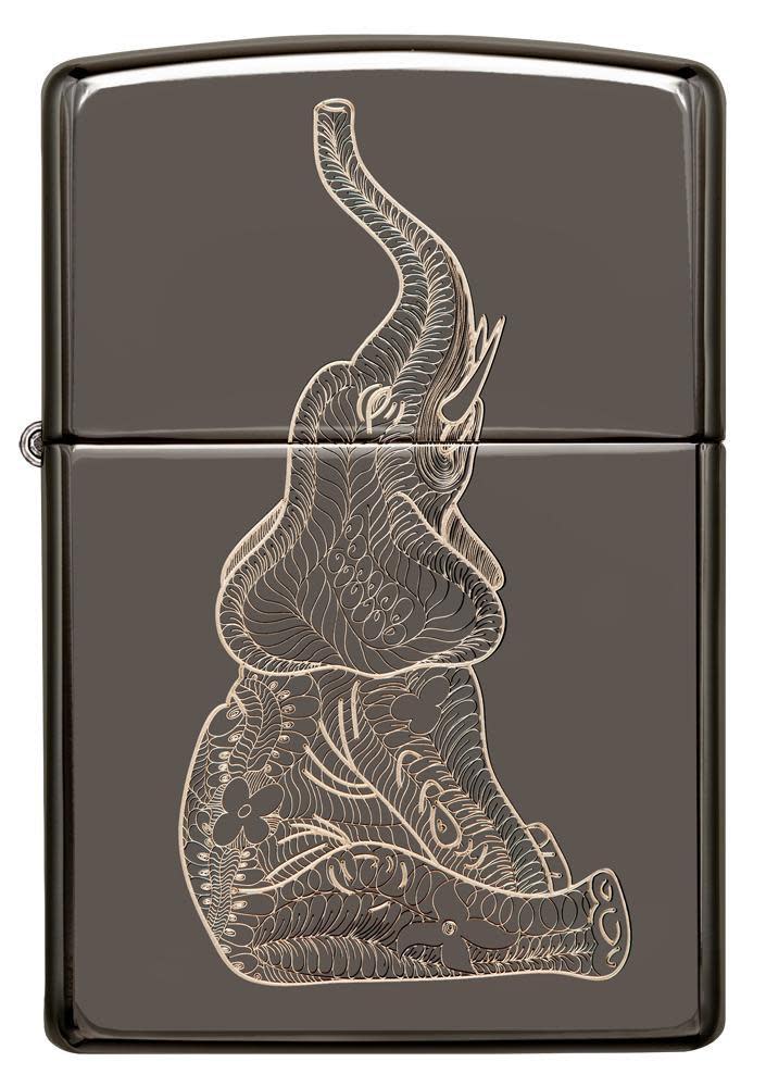 Zentangle Elephant Design Art Print - Hand-Drawn Elephant Wall Decor for Home, Office & Meditation Spaces | Unique Elephant Gift for Animal Lovers & Zen Enthusiasts