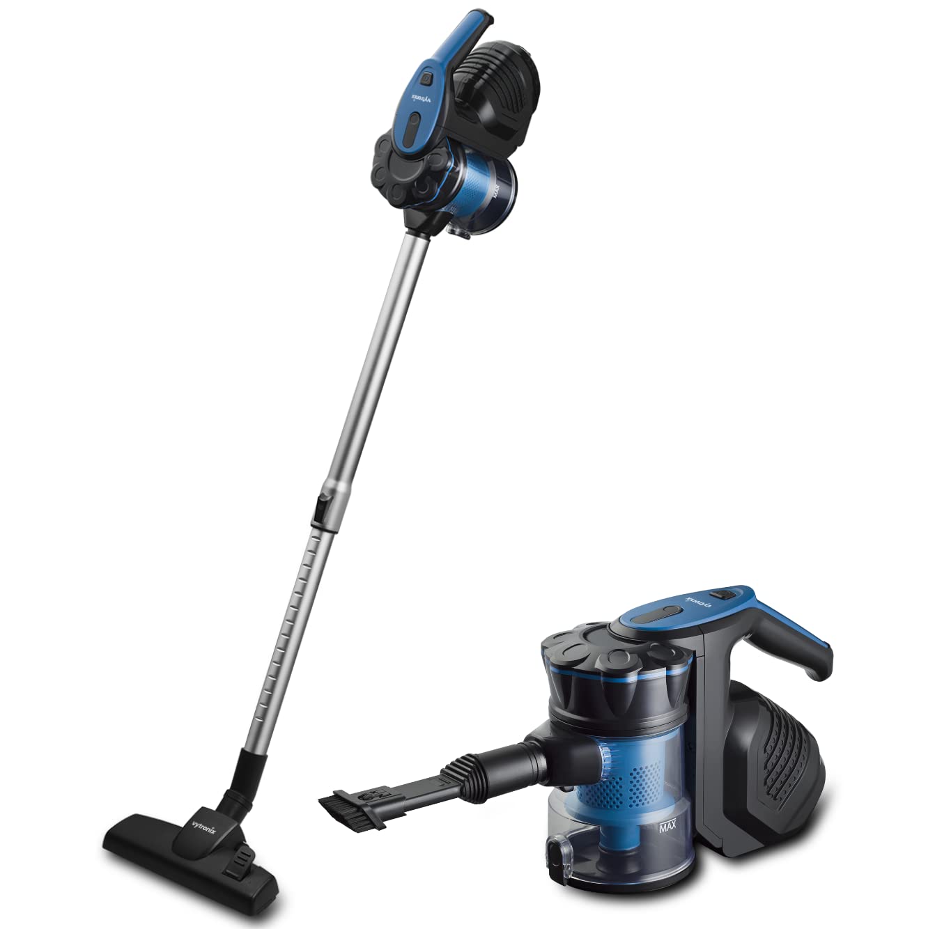 VYTRONIX HSV3 Lightweight 3-in-1 Upright Vacuum Cleaner | 600W Powerful Corded Stick & Handheld Vacuum with 5m Power Cord | Compact 2.5kg Design for Hard Floors, Carpets & Cars | Ideal for Home, Office & Pet Hair Cleaning