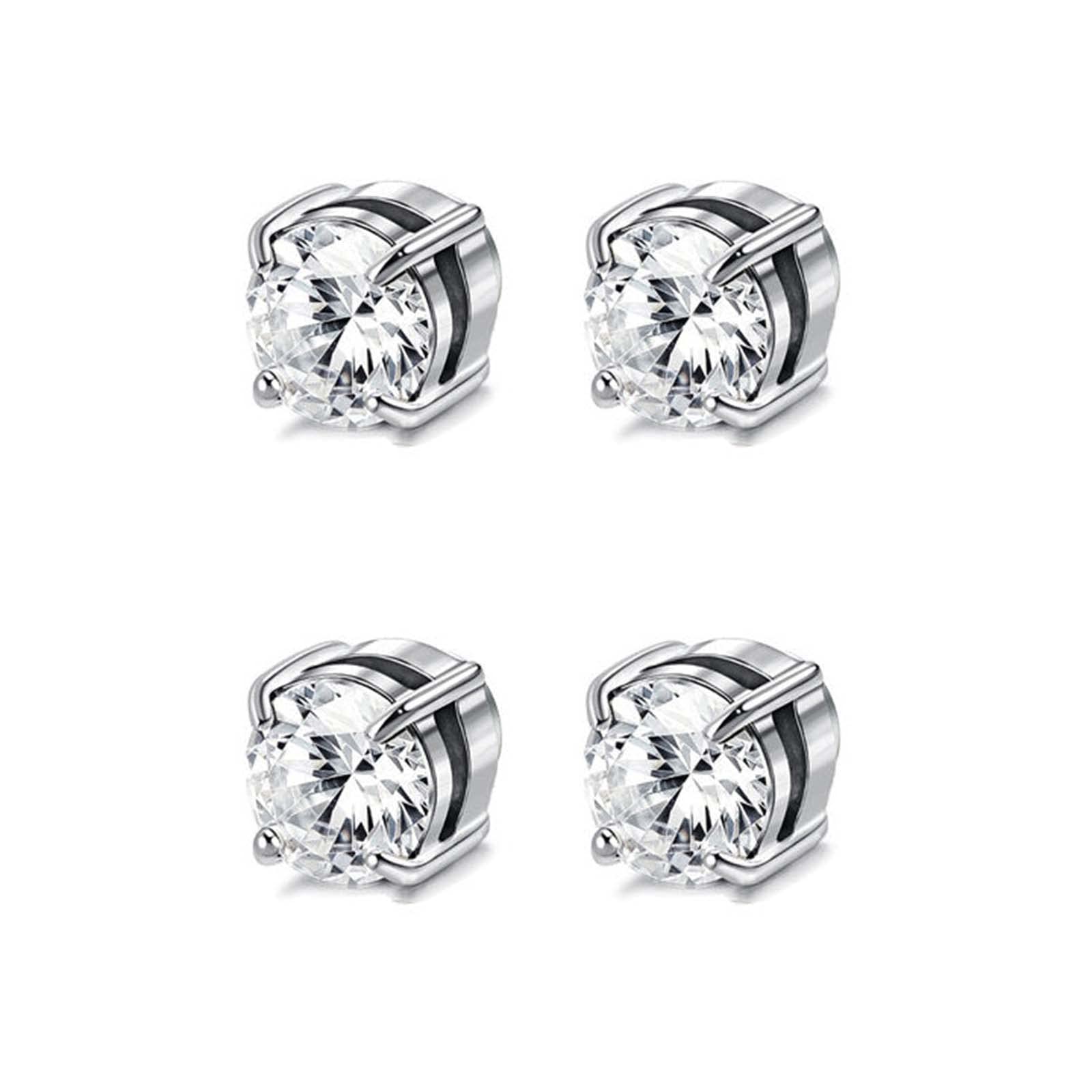 FOLENZU Metizpro Lymphvity Magnetic Therapy Earrings for Women - Pain Relief & Lymphatic Drainage - Hypoallergenic Titanium Studs for Daily Wear & Wellness