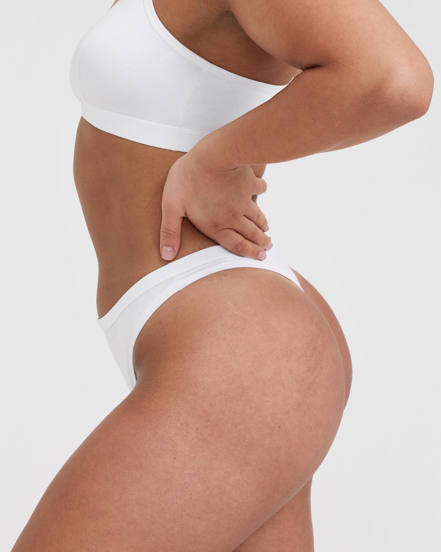 Soft Classic Thong Underwear for Women | Comfortable Cotton Panties | White | Perfect for Everyday Wear & Lounge