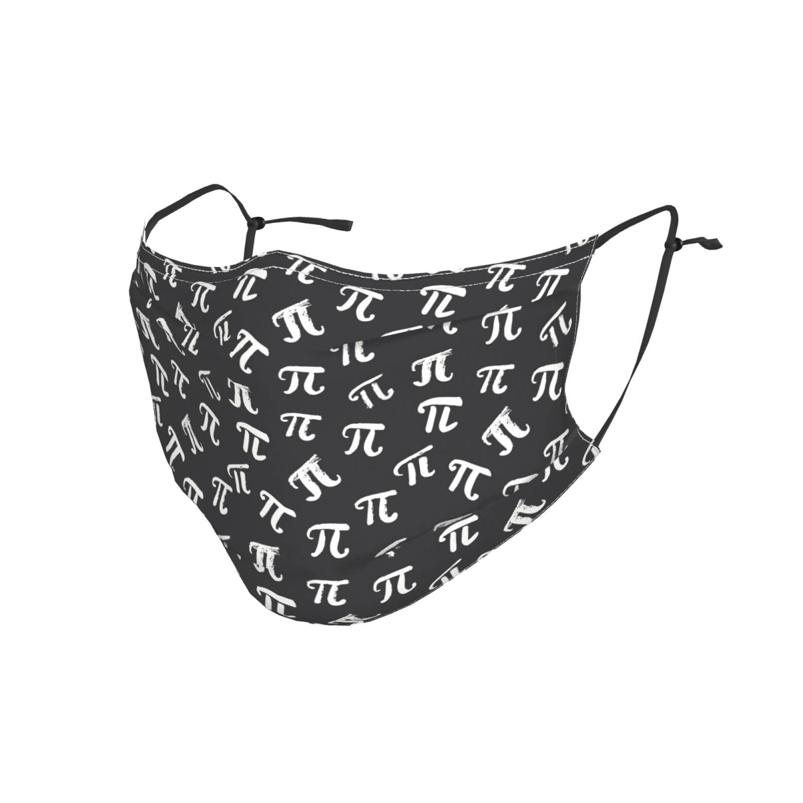 Funny Pi Day Face Mask - Reusable, Adjustable, Washable Dust Mask for Adults - Unisex Design for Math Lovers & Pi Day Celebrations