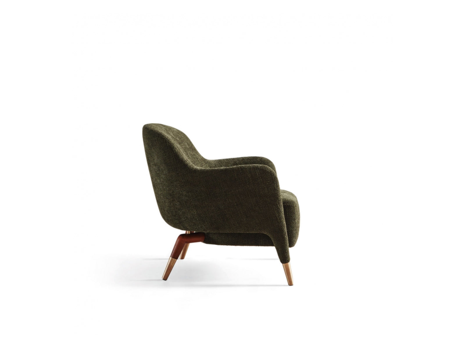 Modern D.151.4 Armchair - Mid-Century Inspired Accent Chair for Living Room, Bedroom & Office - Comfortable Upholstered Lounge Chair with Wooden Legs (Home Decor & Reading Nook Essential)