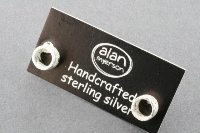 Sterling Silver Open Cylinder Stud Earrings for Women - Elegant Minimalist Jewelry for Everyday Wear & Special Occasions