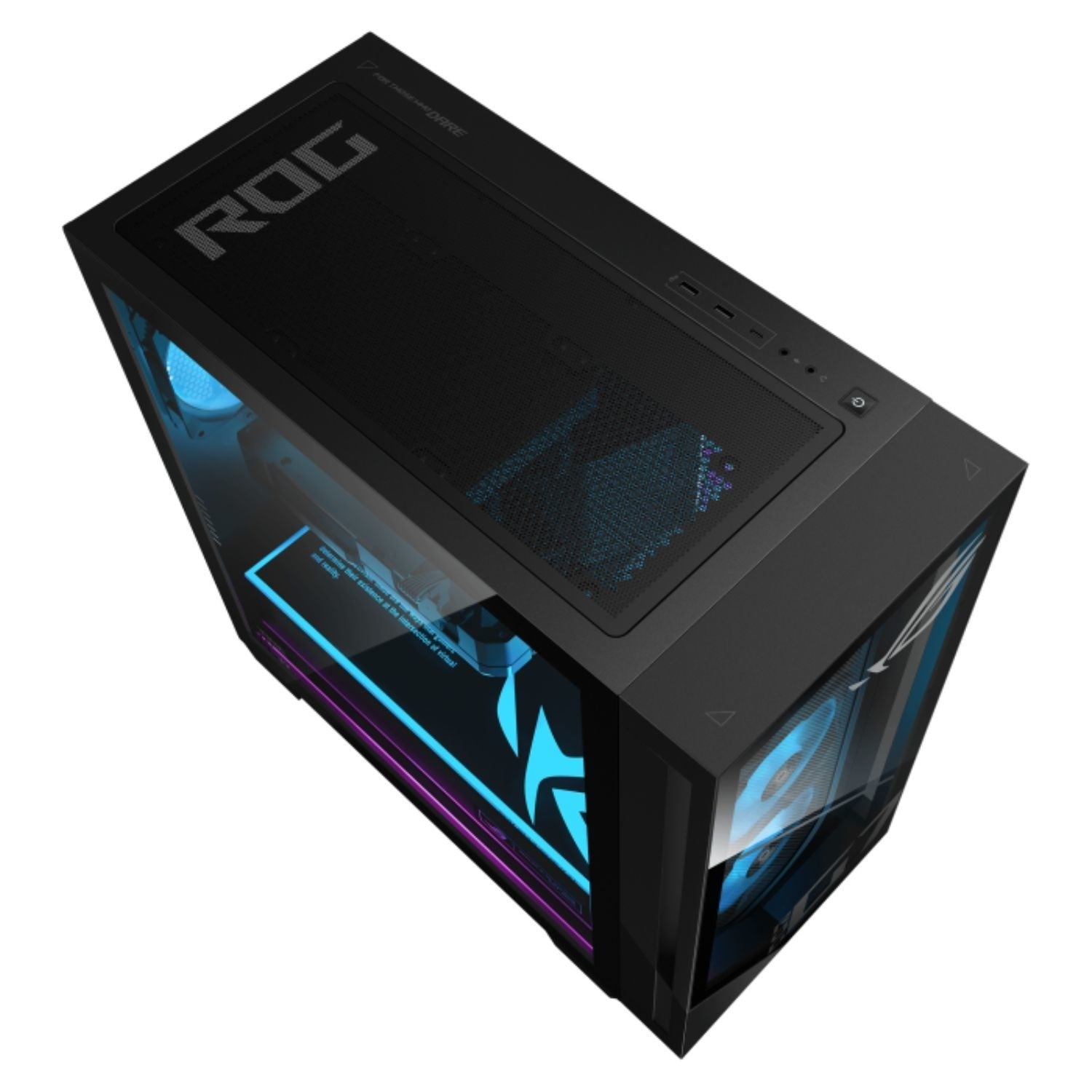 ASUS ROG G700 Gaming Desktop PC - Intel Core Ultra 7 265F, NVIDIA RTX 5080, 32GB RAM, 2TB SSD, Windows 11 (Black) - High Performance Gaming Computer for Esports, Streaming & VR Gaming
