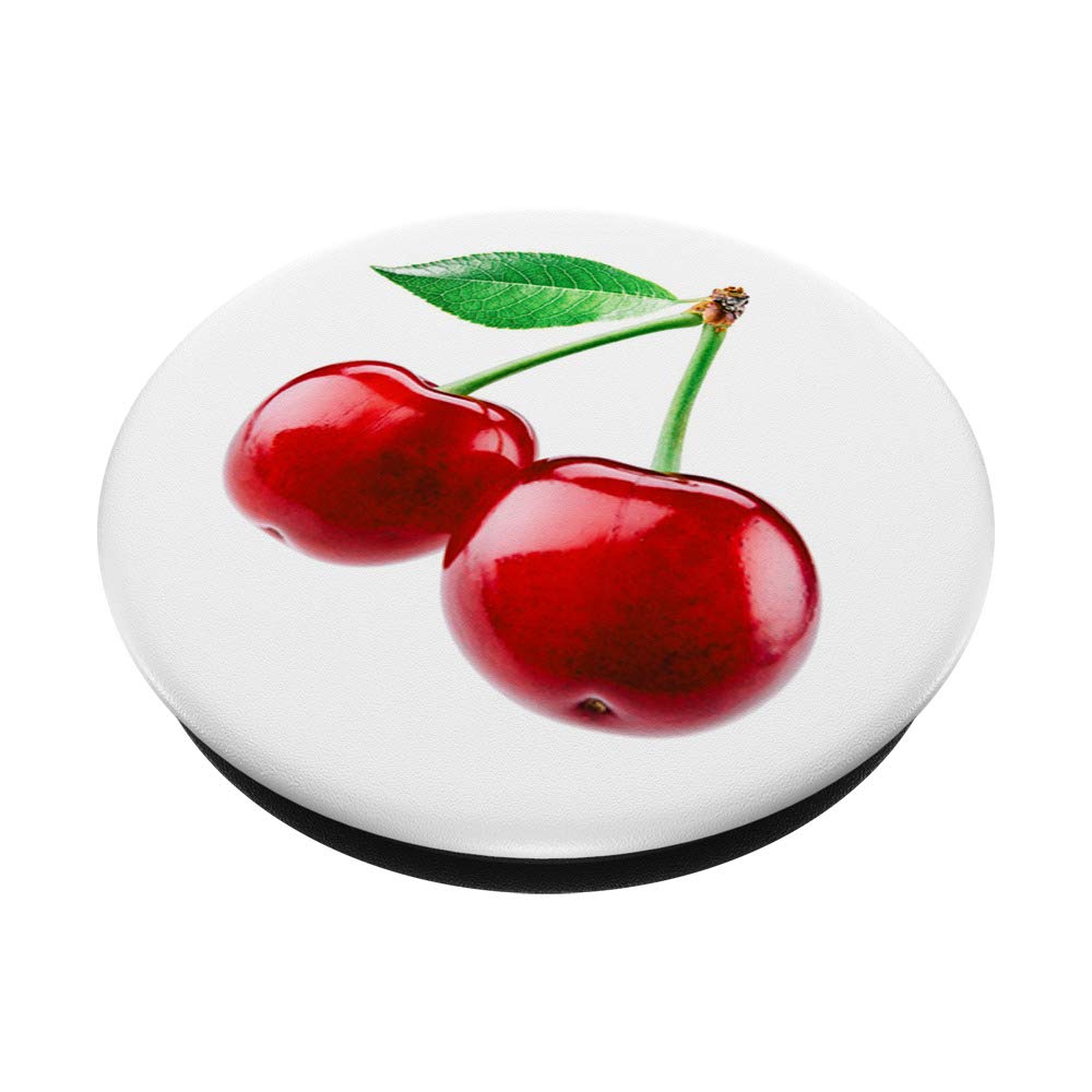 Cherry PopSockets PopGrip - Interchangeable Phone Grip & Stand for iPhone, Samsung, iPad | Perfect for Selfies, Video Calls & Secure Phone Handling