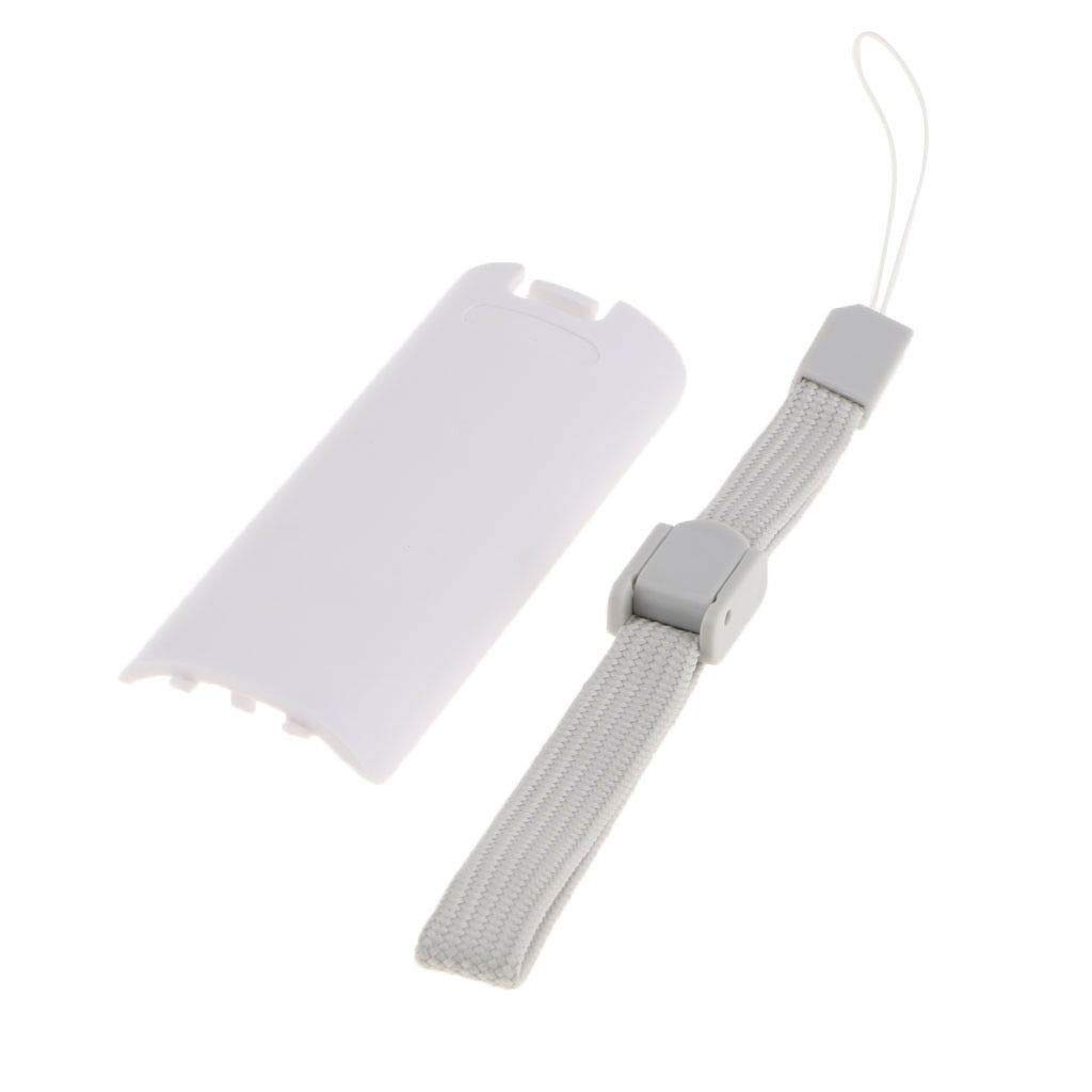 Original: Battery Door Lid Cover Back Cover Pack Case Shell + Hand Strap Lanyard for Wii Remote Controller Replacement (White)   Optimized: Replacement Battery Door Cover & Hand Strap for Wii Remote Controller - White | Durable Back Case & Lanyard Set for Nintendo Wii Gaming Accessories | Perfect for Home Entertainment & Multiplayer Gaming