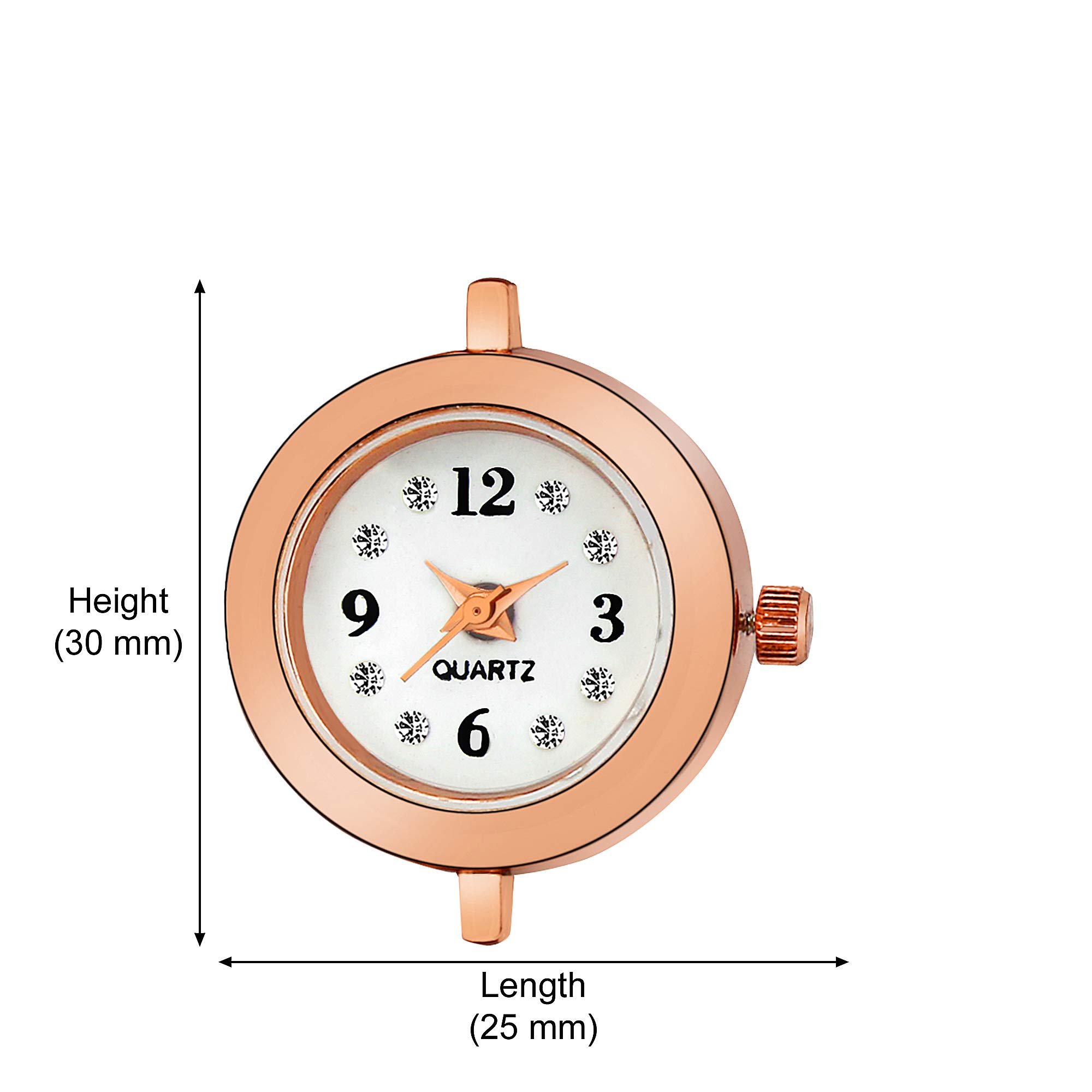 FROZIL Women's Floral Strap Watch - White Dial with Flower Design, Elegant Fashion Watch for Girls and Ladies - Perfect for Casual Wear, Office, and Special Occasions