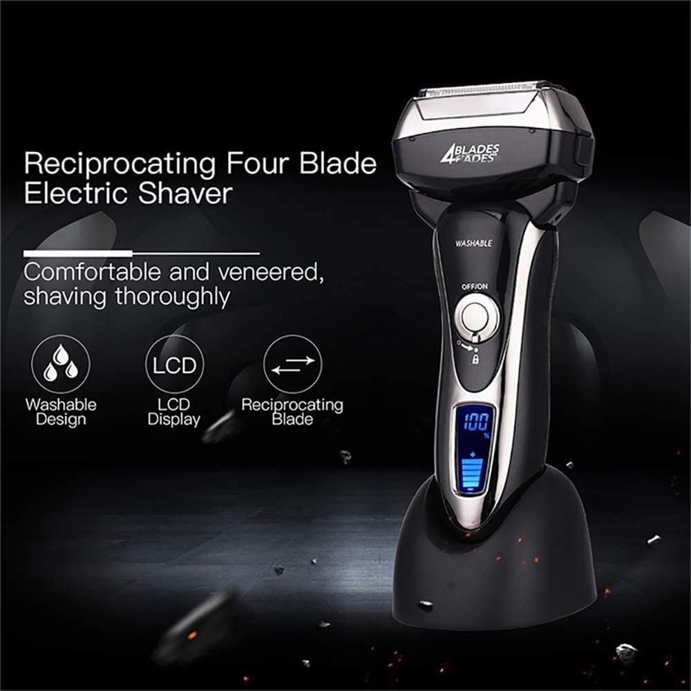 Premium Electric Razor for Men - Rechargeable Wet & Dry Foil Shaver with Precision Trimmer | Washable & Easy Clean | Perfect for Travel, Daily Grooming & Sensitive Skin Care