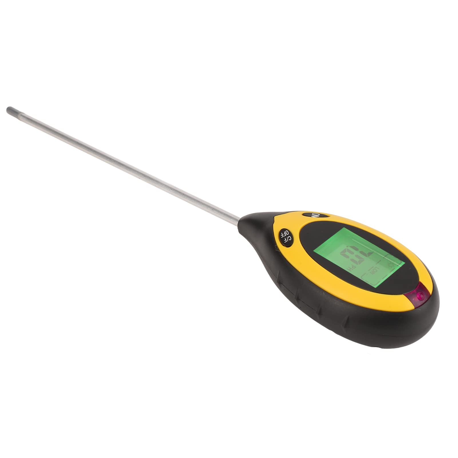 Raguso Digital Soil Moisture Meter with Metal Probe - One Button Operation, ABS Housing, LCD Display for Agriculture, Gardening & Plant Care - Perfect for Indoor/Outdoor Plants, Lawn Maintenance & Soil Testing
