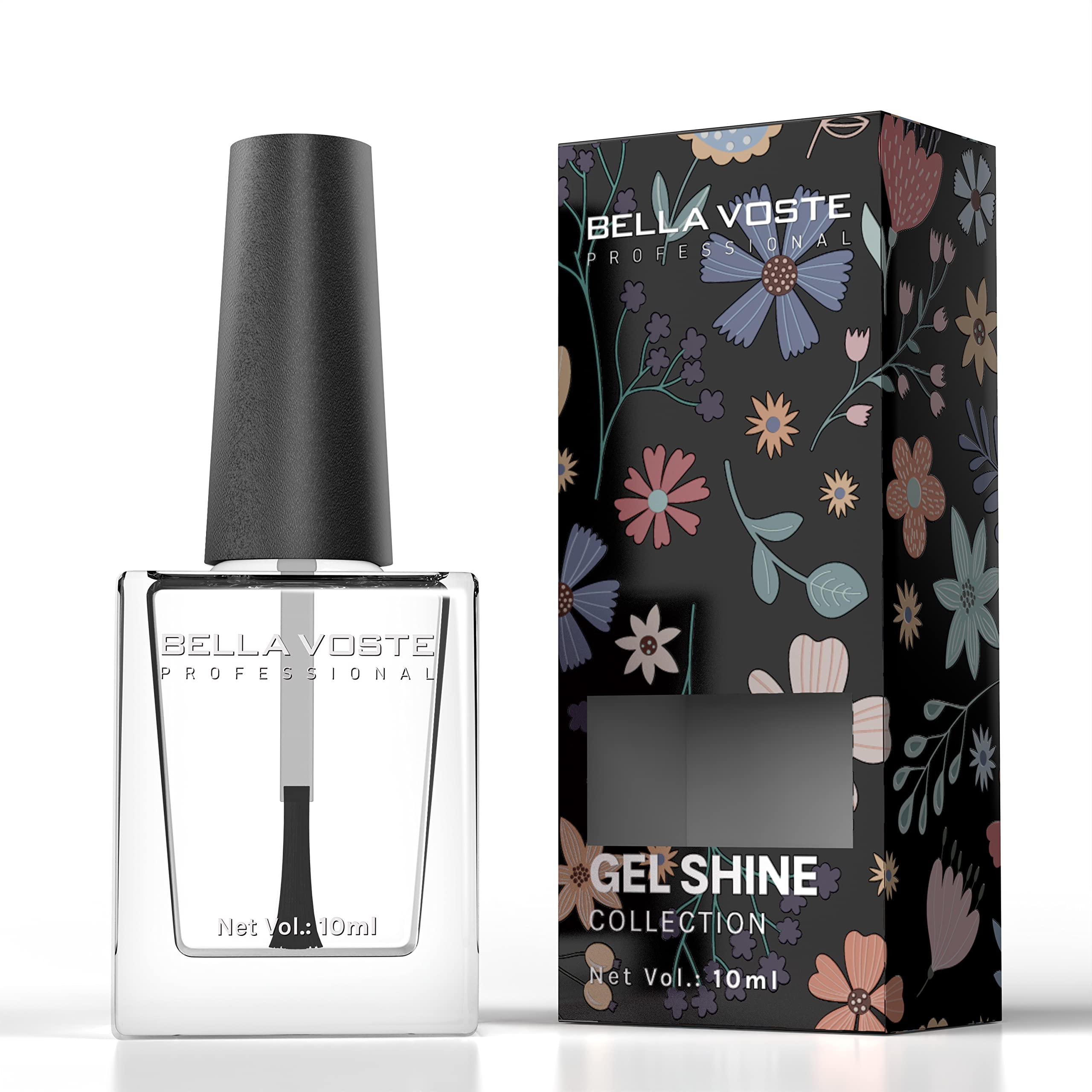 Bella Voste Professional Base & Top Coat for Easy Nail Polish Application - Long-Lasting Shine & Protection for Manicures & Pedicures at Home or Salon