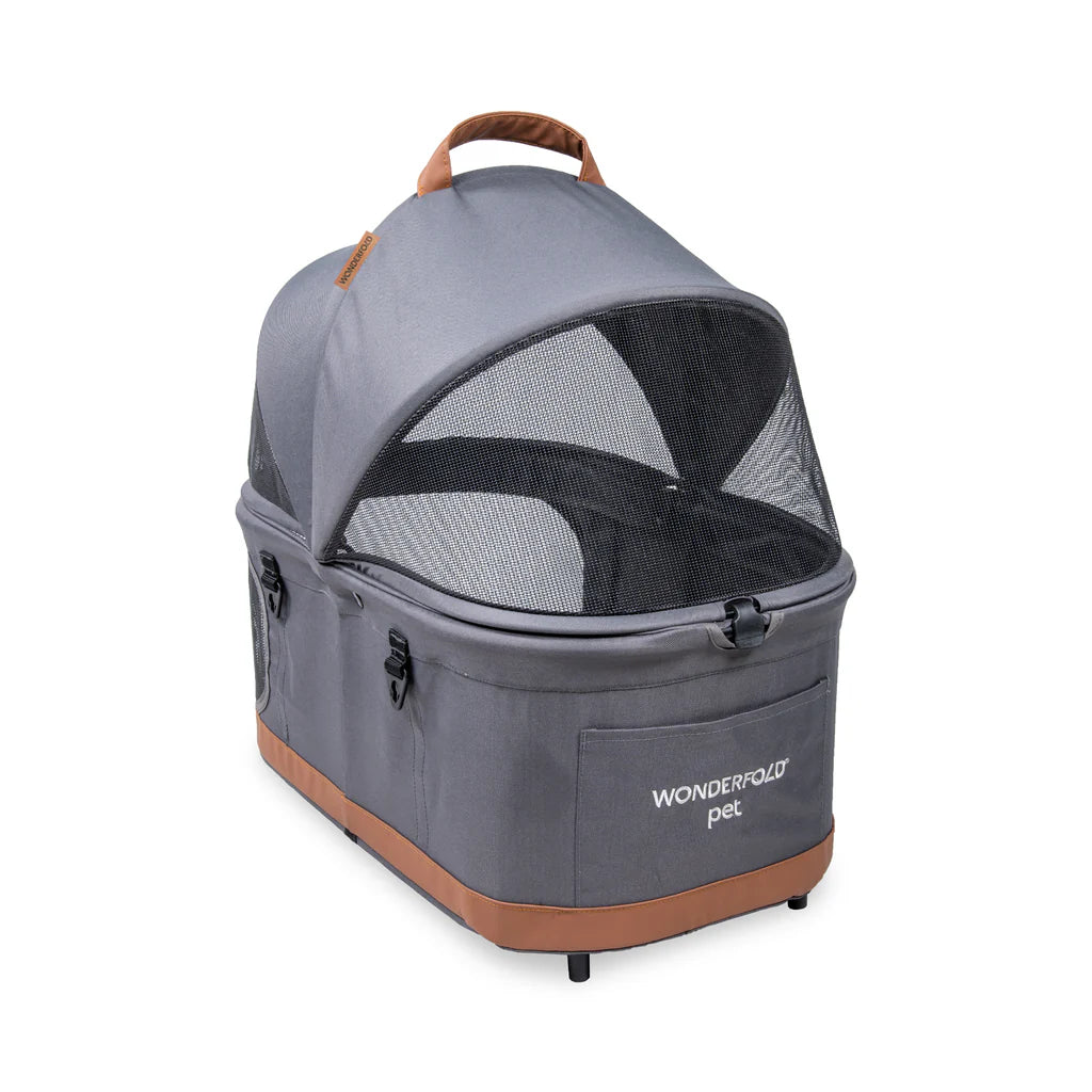 WonderFold P2 Pet Stroller - Lightweight & Foldable Dog Cat Stroller for Small to Medium Pets - Perfect for Walking, Travel & Outdoor Adventures