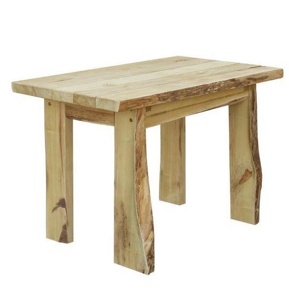 A&L Furniture Blue Mountain Autumnwood Dining Table - Solid Wood Farmhouse Style for Kitchen, Dining Room & Outdoor Patio