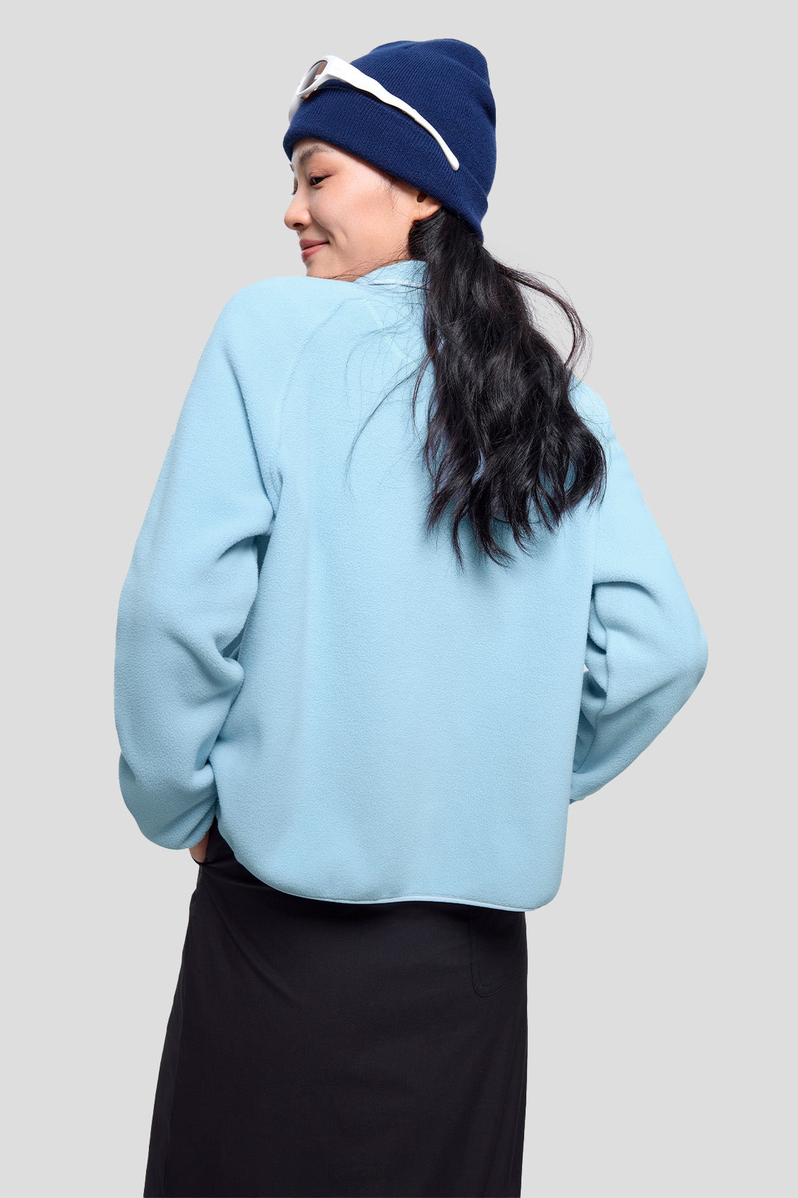 MicroWarm Women's Fleece Jacket - Lightweight Winter Coat, Soft Thermal Outerwear for Hiking, Camping & Outdoor Activities