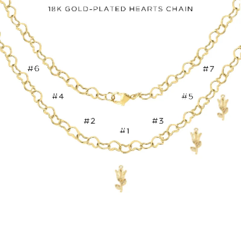 Charm Necklace with Assorted Charms - Elegant Layering Jewelry for Women - Perfect for Everyday Wear, Gifts & Special Occasions