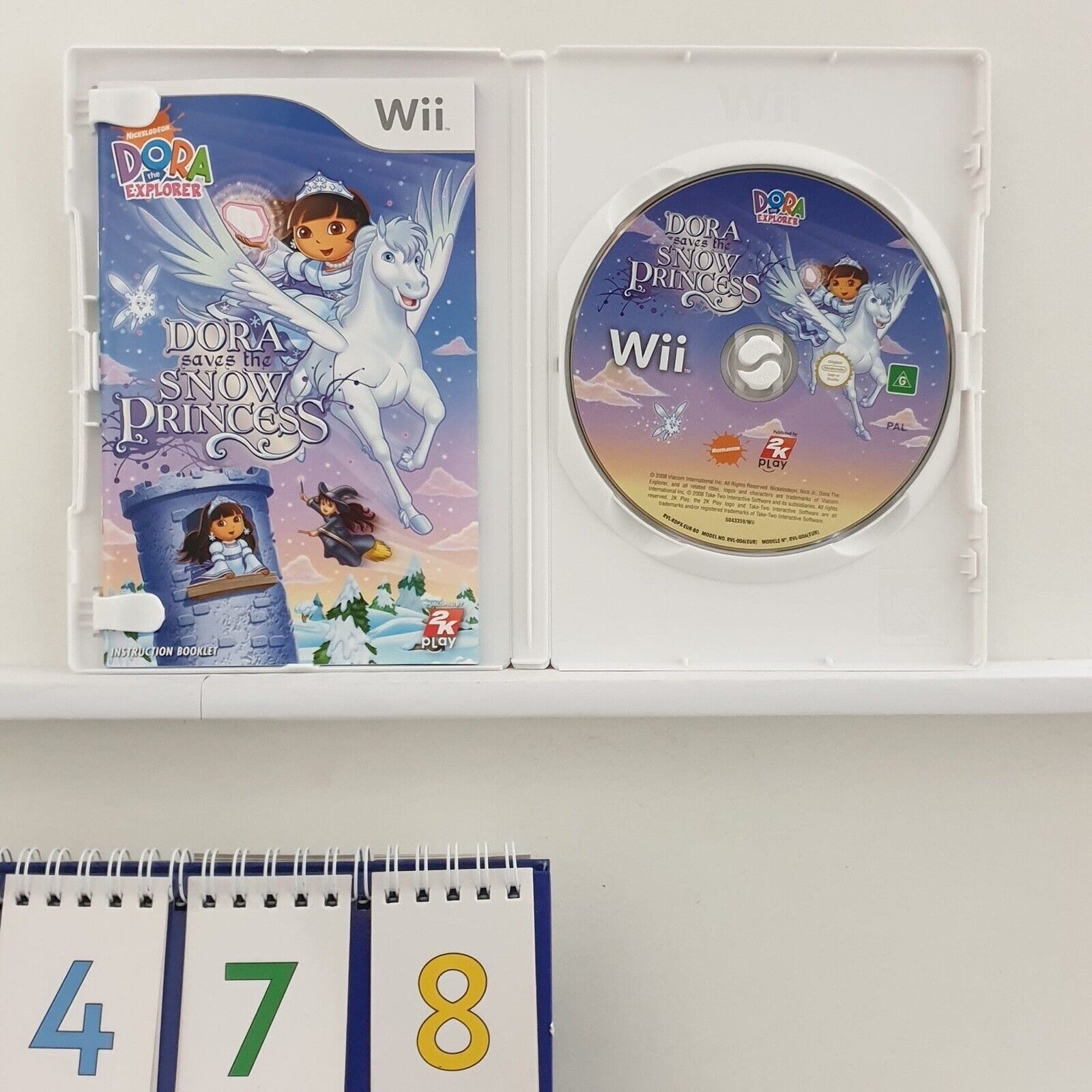 Dora Save The Snow Princess Nintendo Wii Game with Manual - Fun Adventure Game for Kids & Family Game Night