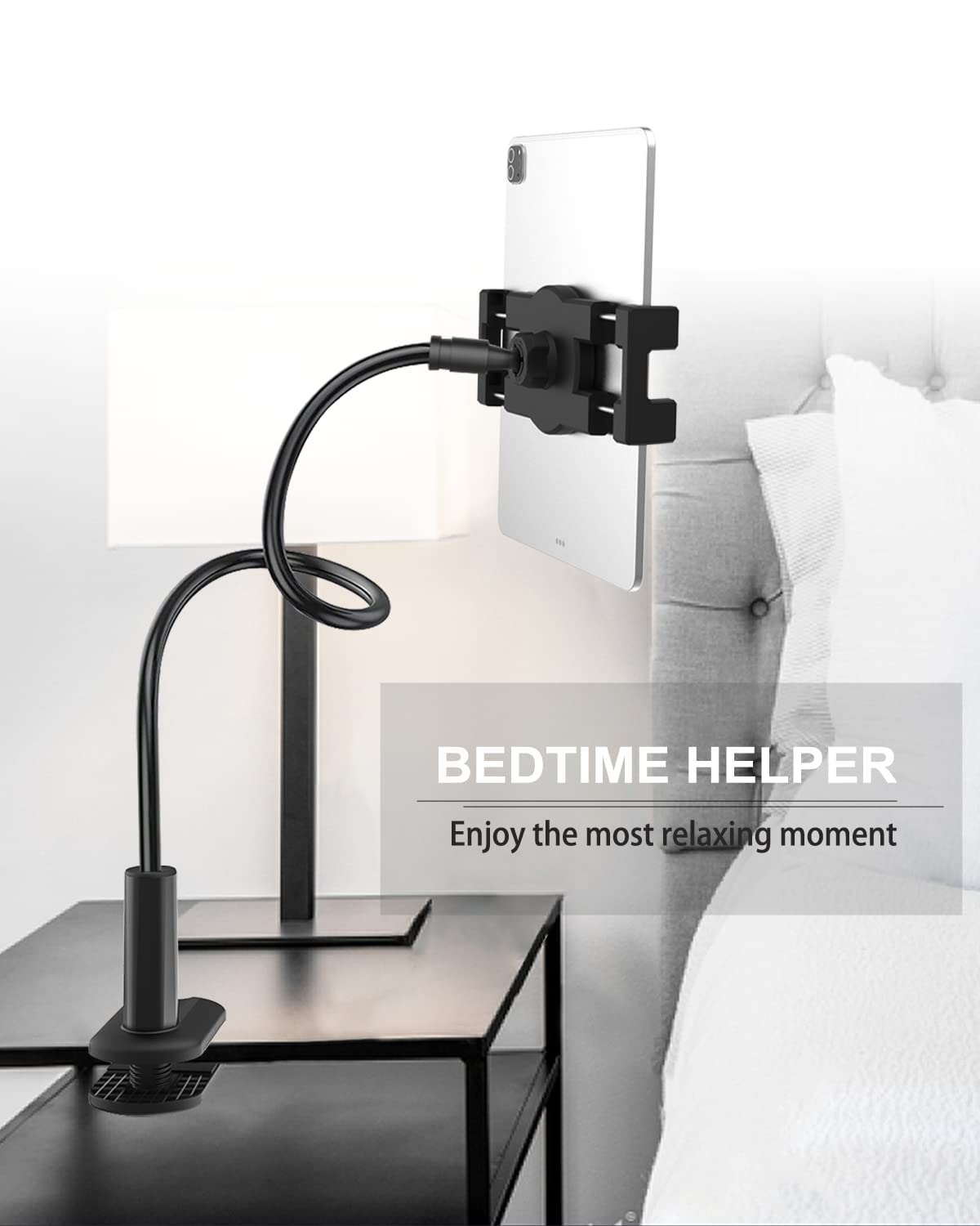 Adjustable Gooseneck Tablet Holder Stand for 4.7