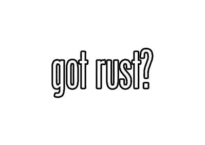 EW Designs Vintage Rust Sticker Decal - Weatherproof Vinyl Bumper Sticker for Cars & Trucks (5 Inch) - Perfect for Classic Car Shows, Off-Road Adventures & Antique Vehicle Restoration