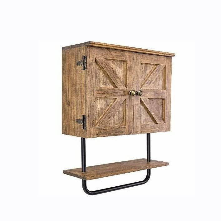 BiYeer Bathroom Storage Cabinet - Wall Mounted Space Saver with Adjustable Shelves for Bathroom & Kitchen Organization | Perfect for Small Spaces, Apartments and Home Decor