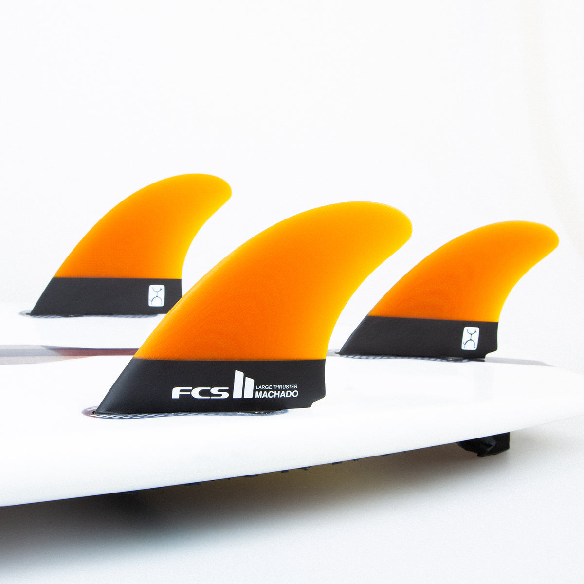 FCS II THRUSTER Machado PG Tri Keel Large Surfboard Fin - High Performance for Shortboards & Performance Surfing