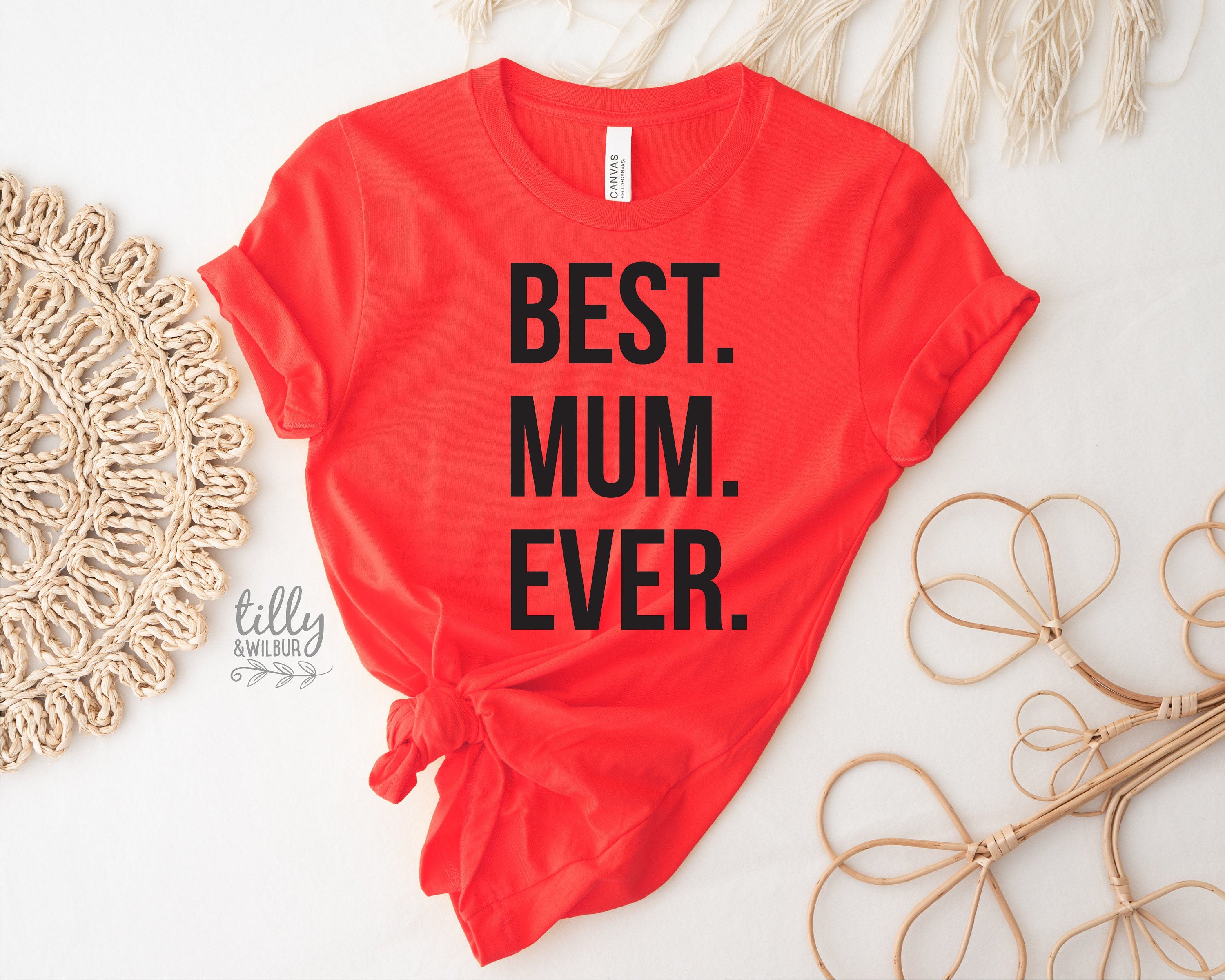 Best Mom Ever T-Shirt - Funny & Cute Graphic Tee for Women - Perfect Gift for Mother's Day, Birthday & Family Events