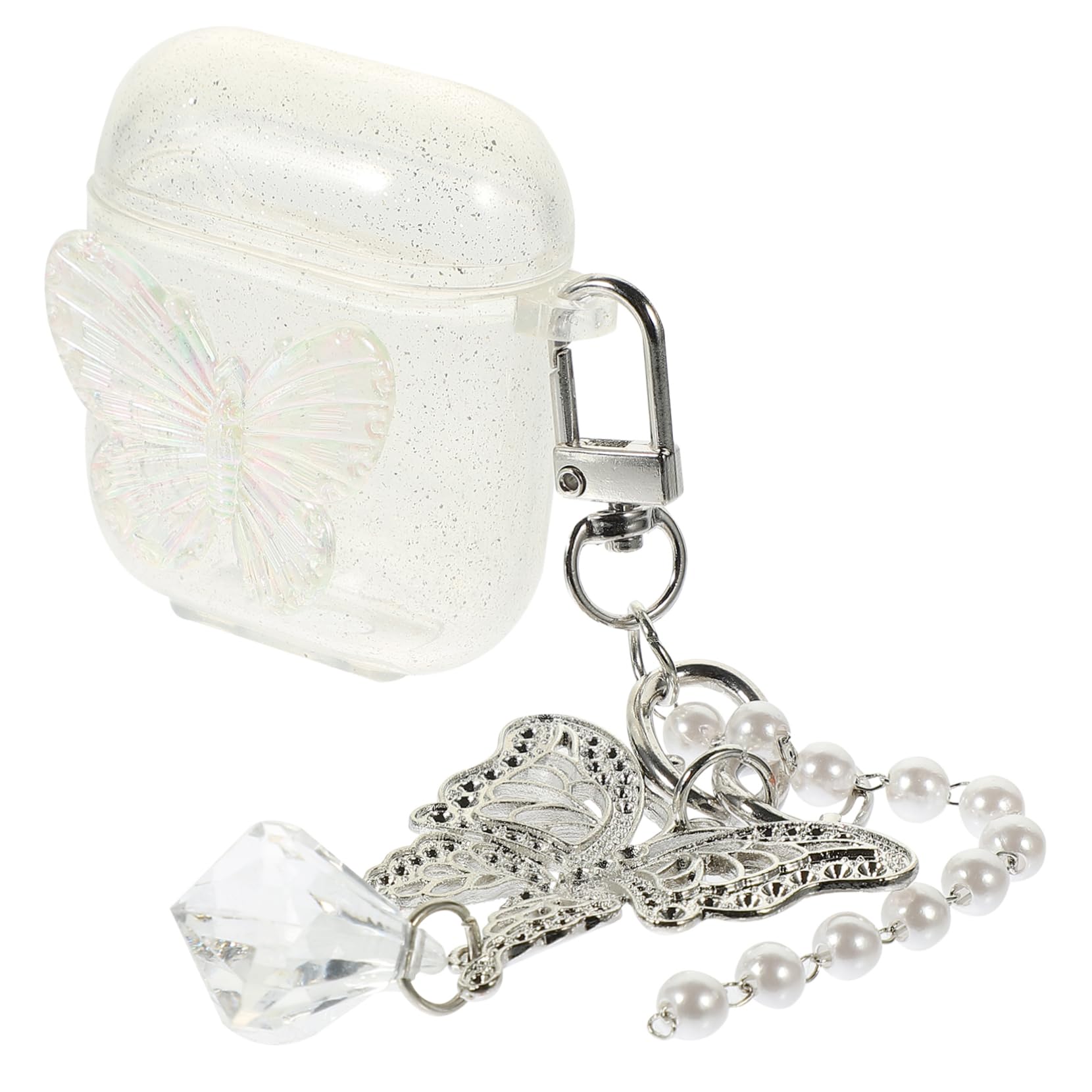 Homoyoyo Clear TPU Earphone Case with Earbuds - Protective Shell for AirPods Pro 3 | Perfect for Travel, Workout & Daily Use
