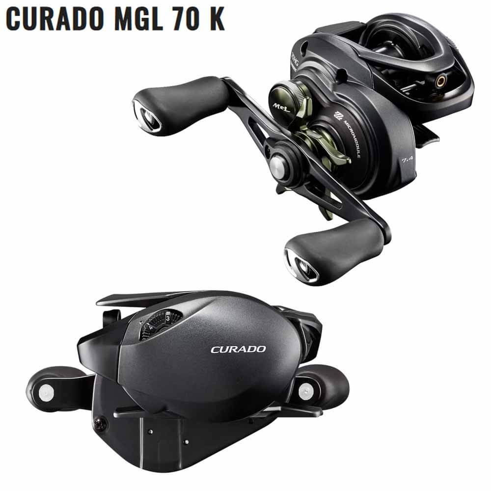 Shimano Curado MGL Baitcasting Reel - High Performance Fishing Reel for Bass, Saltwater & Freshwater Fishing | Smooth Casting & Durable Design