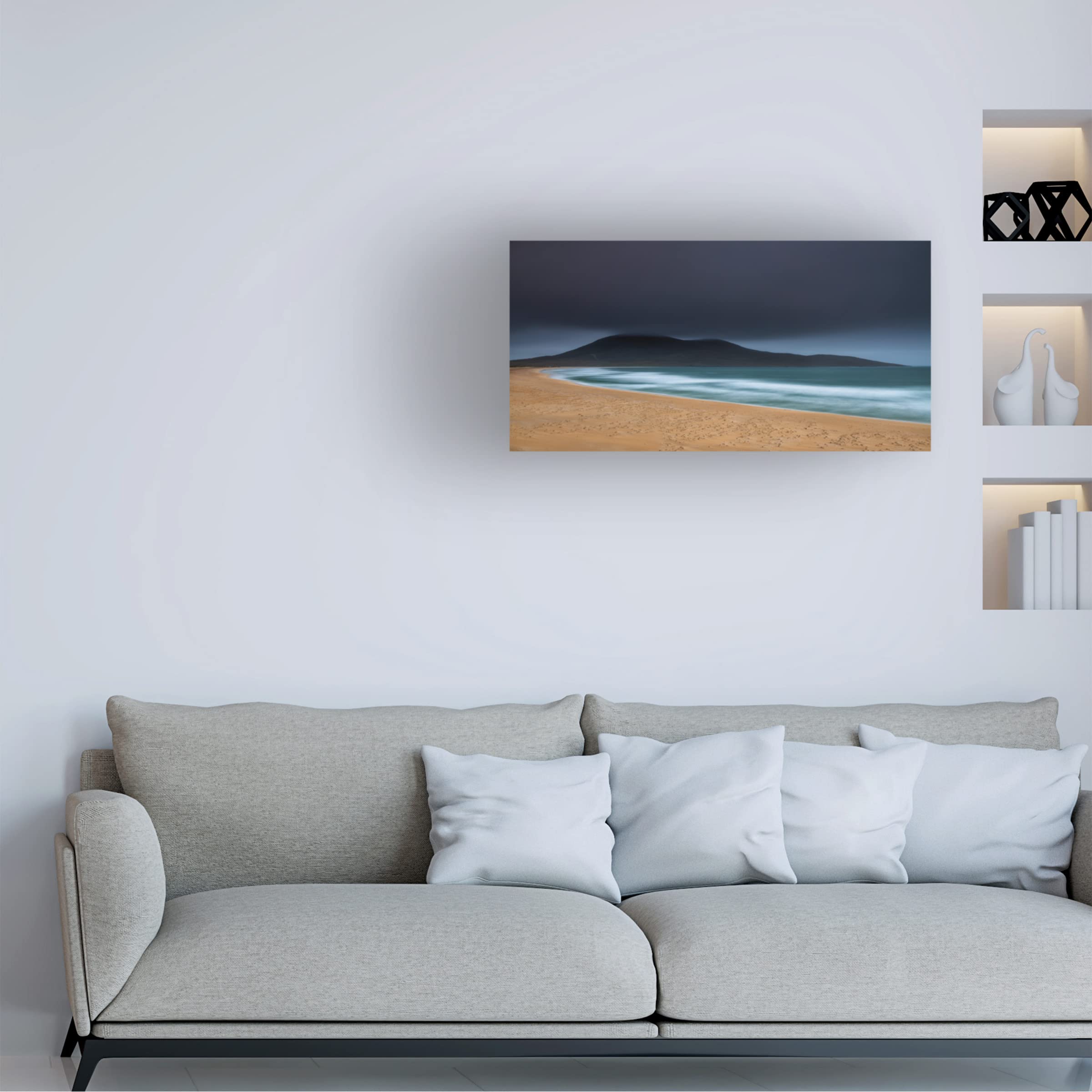 Luigi Ruoppolo Lewis and Harris Canvas Art Print - Trademark Fine Art Wall Decor for Living Room, Bedroom & Office