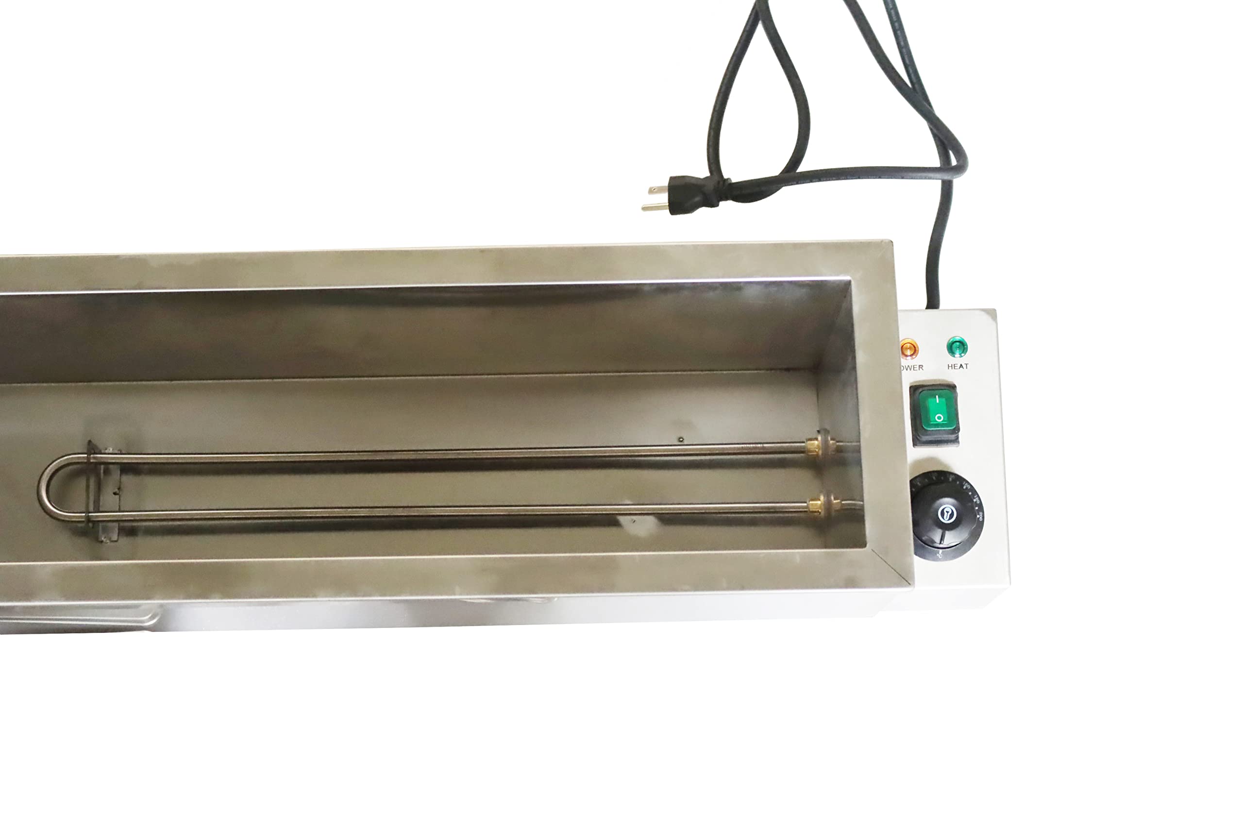 INTSUPERMAI Commercial 6-Pot Food Warmer with 6-Inch Deep 1/6 Pans - Countertop Bain Marie Buffet Heater for Soup, Steamer & Food Keeping - 110V Electric Steam Table for Restaurants, Catering & Canteens