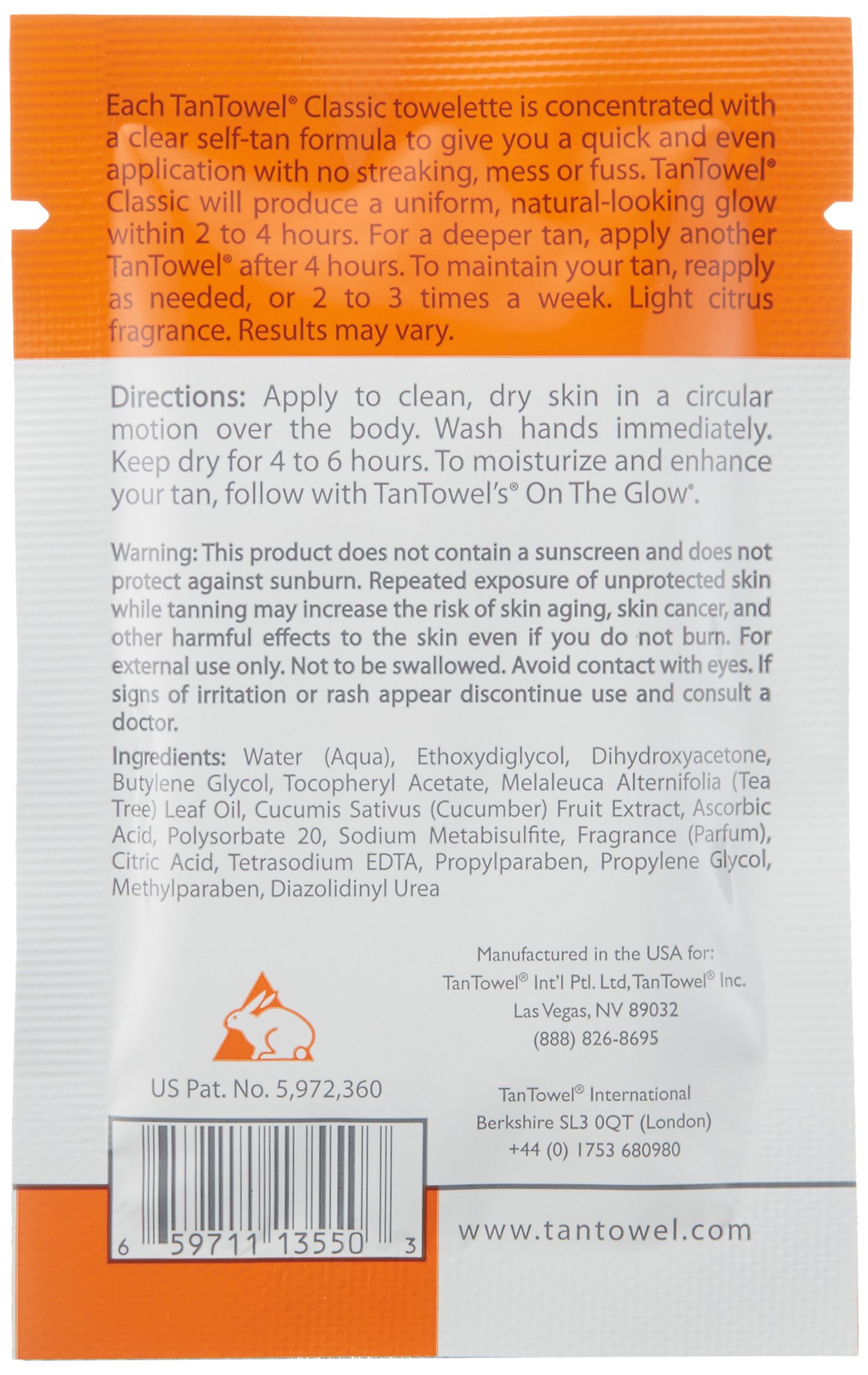 Tan Towel Self Tanning Towelettes for Body - Natural Sunless Tanning Solution for a Streak-Free Glow | Perfect for Pre-Vacation Prep, Special Events & Everyday Radiance