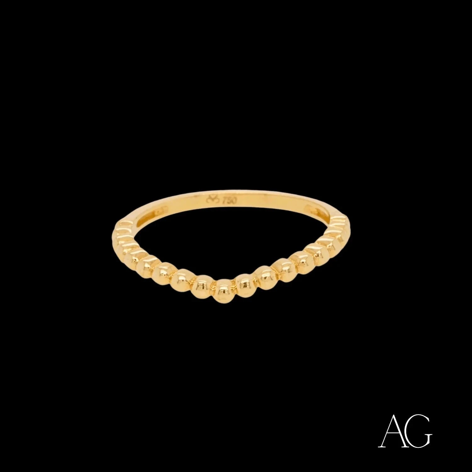 18K Gold Minimalist Ring for Women - Dainty Simple Stackable Band - Perfect for Everyday Wear, Wedding, Anniversary & Gift Giving