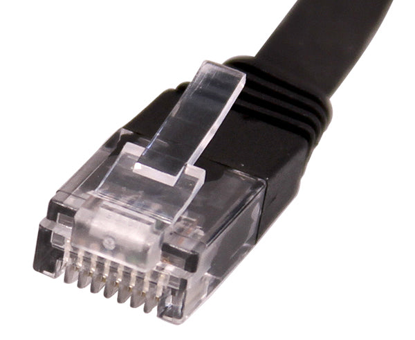 CAT6 Flat Ethernet Patch Cable 6Ft - RJ45 Molded Boot, High-Speed Internet Cable for Gaming, Streaming & Home Office - Slim & Flexible Design for Easy Installation
