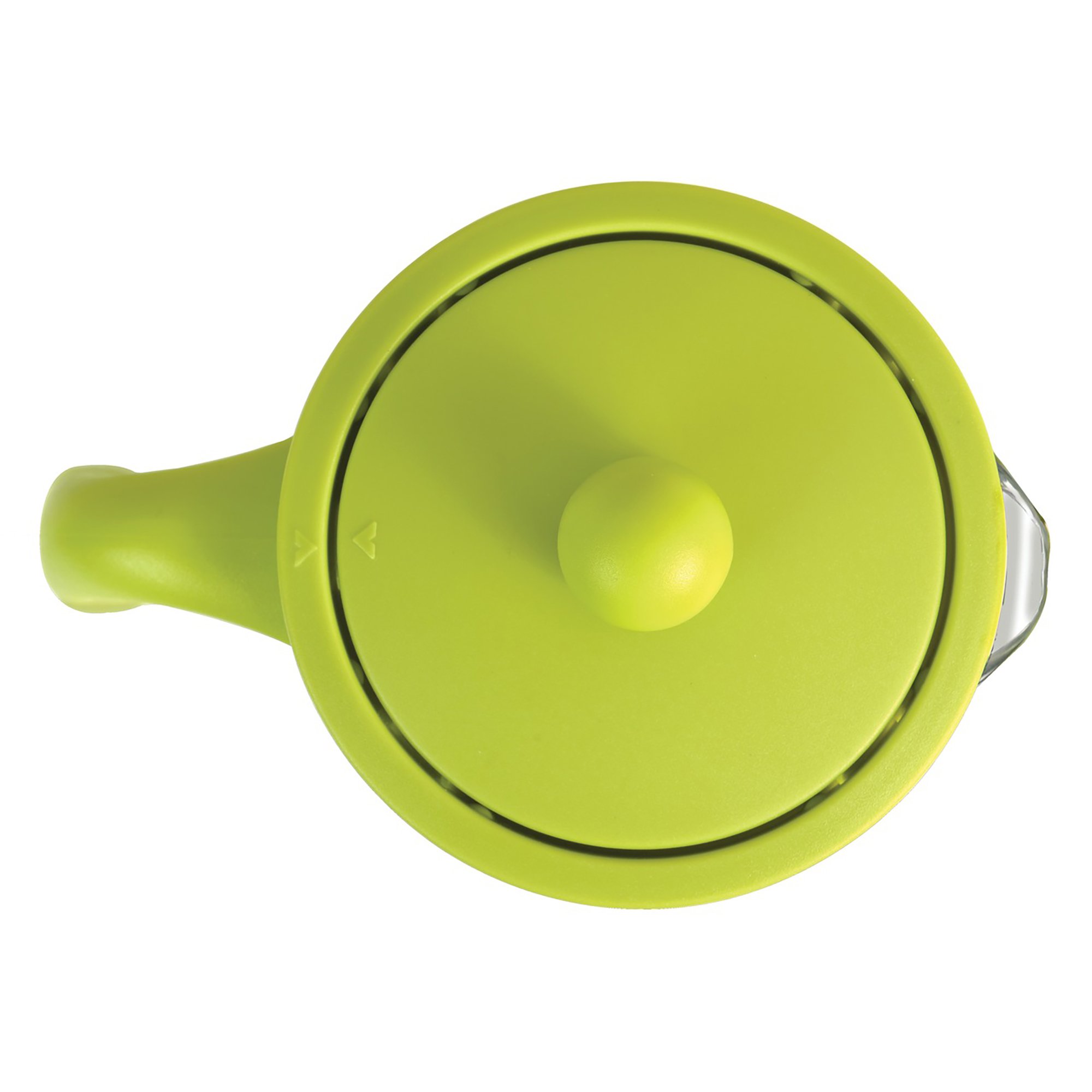 BergHOFF Studio 4.24 Cup Glass Tea Maker with Infuser - Lime Green - Perfect for Iced Tea, Herbal Tea & Loose Leaf Tea Brewing at Home or Office