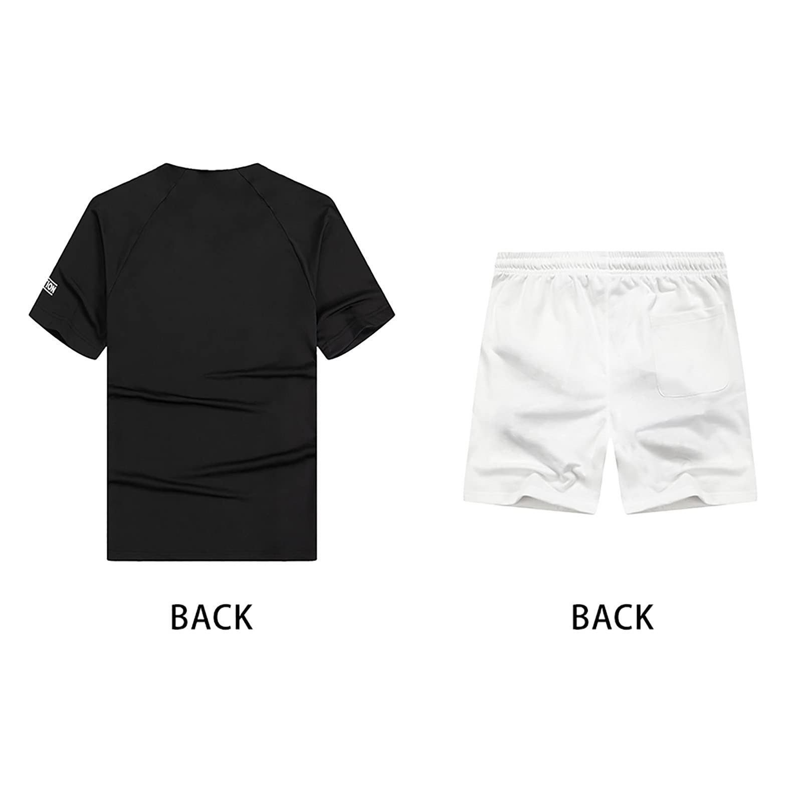 Men's Summer Polo Shirt & Shorts 2-Piece Outfit - Breathable Casual Short Sleeve Tracksuit Set for Gym, Running, Exercise & Travel - Perfect for Workouts, Lounge Wear & Outdoor Activities
