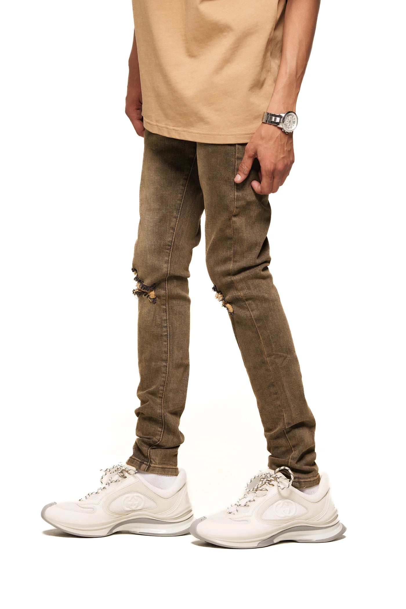 PHEELINGS Mentally Elsewhere Skinny Jeans for Women - High Waist Stretch Denim Pants - Perfect for Casual Wear, Office & Night Out