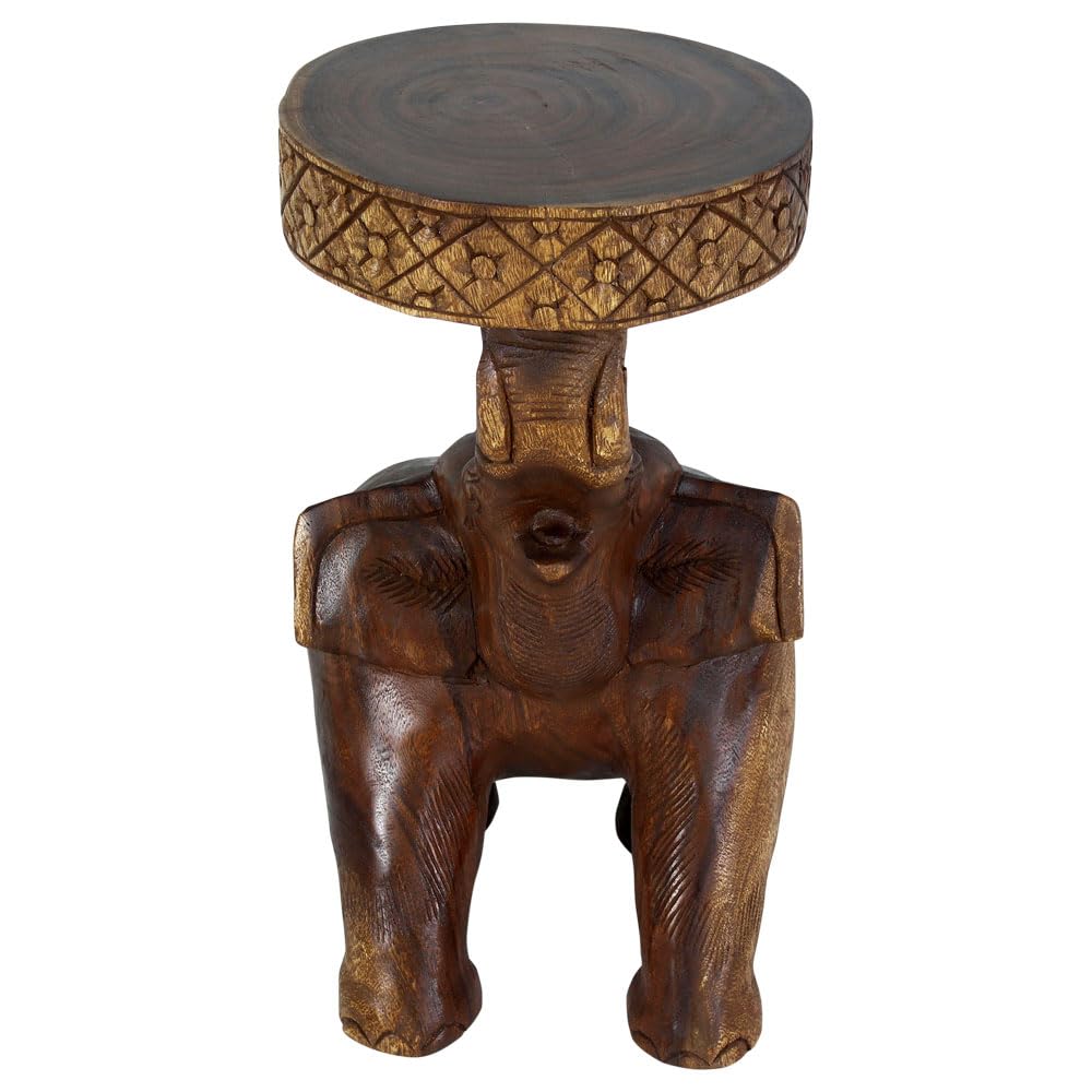 Haussmann® Solid Wood Elephant Stool - 11