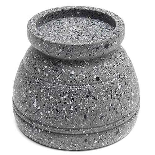Premium Molcajete Mortar and Pestle Set - 4.3 Inch Natural Stone Guacamole Bowl for Grinding Spices, Herbs, Garlic & Making Authentic Mexican Salsas - Perfect Kitchen Tool for Home Chefs & Mexican Cooking Enthusiasts