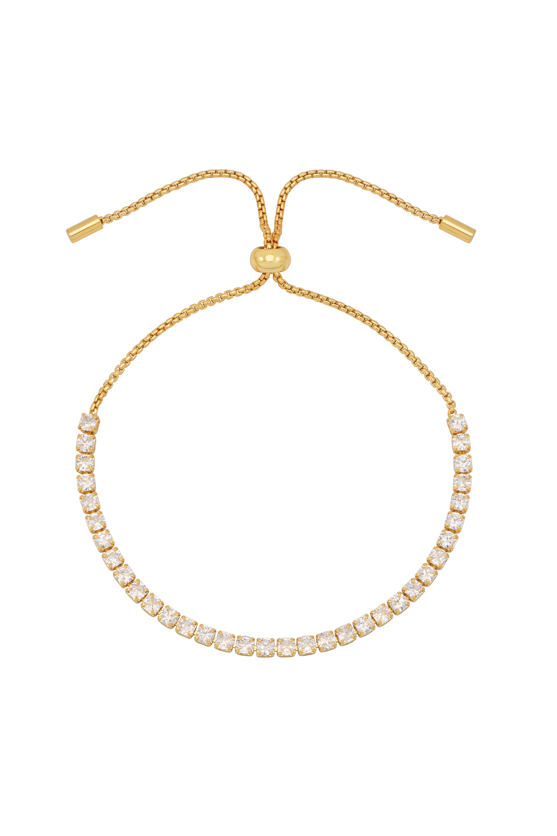 Stylish Tennis Chain Amelia Bracelet for Women - Elegant Gold/Silver Jewelry for Everyday Wear & Special Occasions