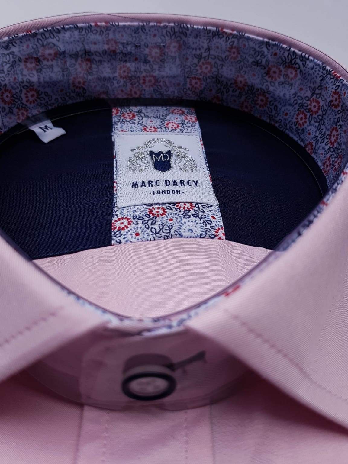 Marc Darcy Alfie Pink Long Sleeve Casual Shirt for Men - Stylish Office Wear & Date Night Outfit