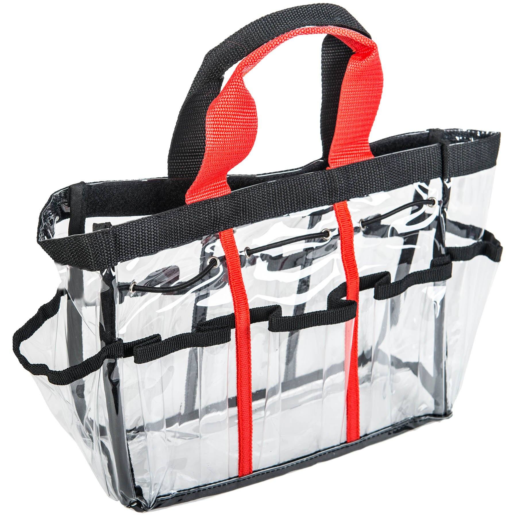Clear Travel Makeup Bag - Waterproof Cosmetic Organizer with Multiple Pockets for Toiletries, Makeup Brushes & Skincare (Perfect for Vacation, Gym & Daily Use)