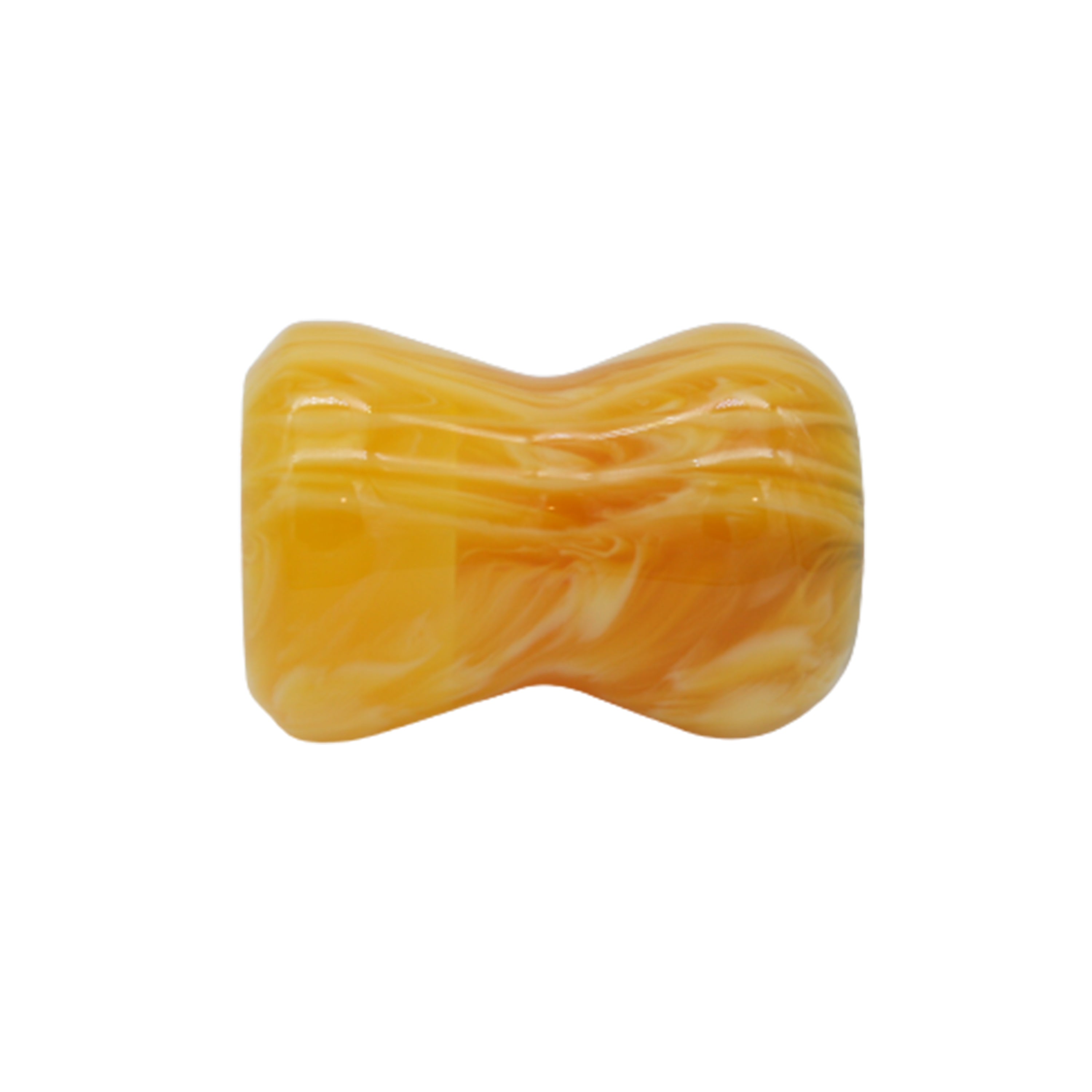 Premium Amber Handcrafted Shaving Brush Handle for Wet Shaving - Fits 24mm & 26mm Knots - Perfect for Traditional Barber Shaving & Luxury Grooming Gifts