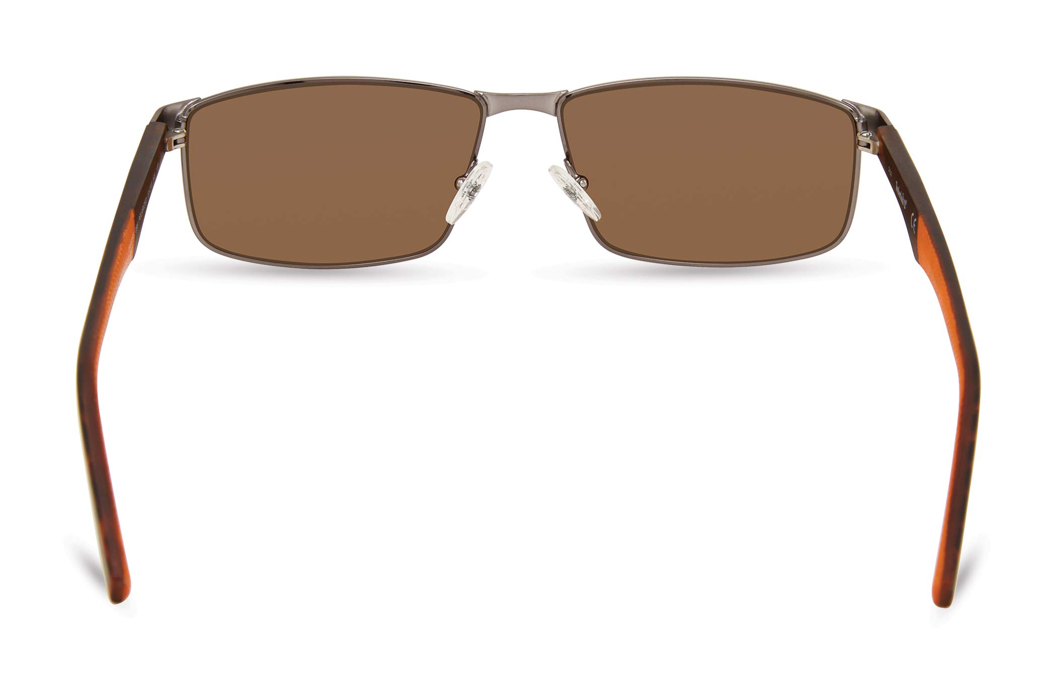 Timberland Men's Polarized Rectangular Sunglasses TBA9265 - UV Protection, Stylish & Durable for Outdoor Activities, Driving, and Beach Wear
