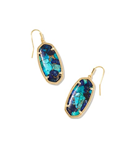 Gold Bronze Veined Lapis Turquoise Magnesite
