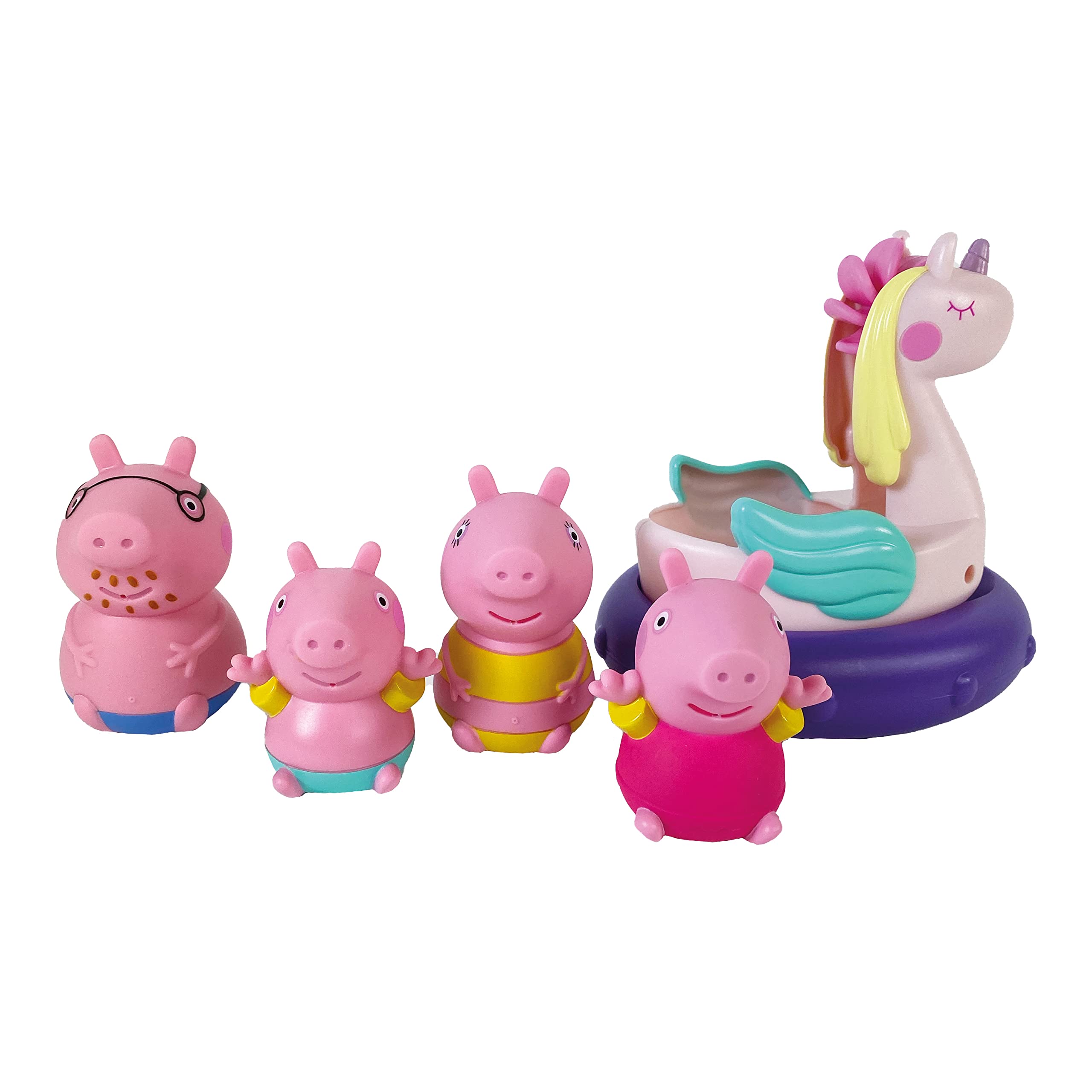 Peppa Pig E73319 Bath Toys for Kids - Colorful, Fun & Safe Bathtub Playtime for Toddlers & Children - Perfect for Bath Time, Pool, and Water Play Activities